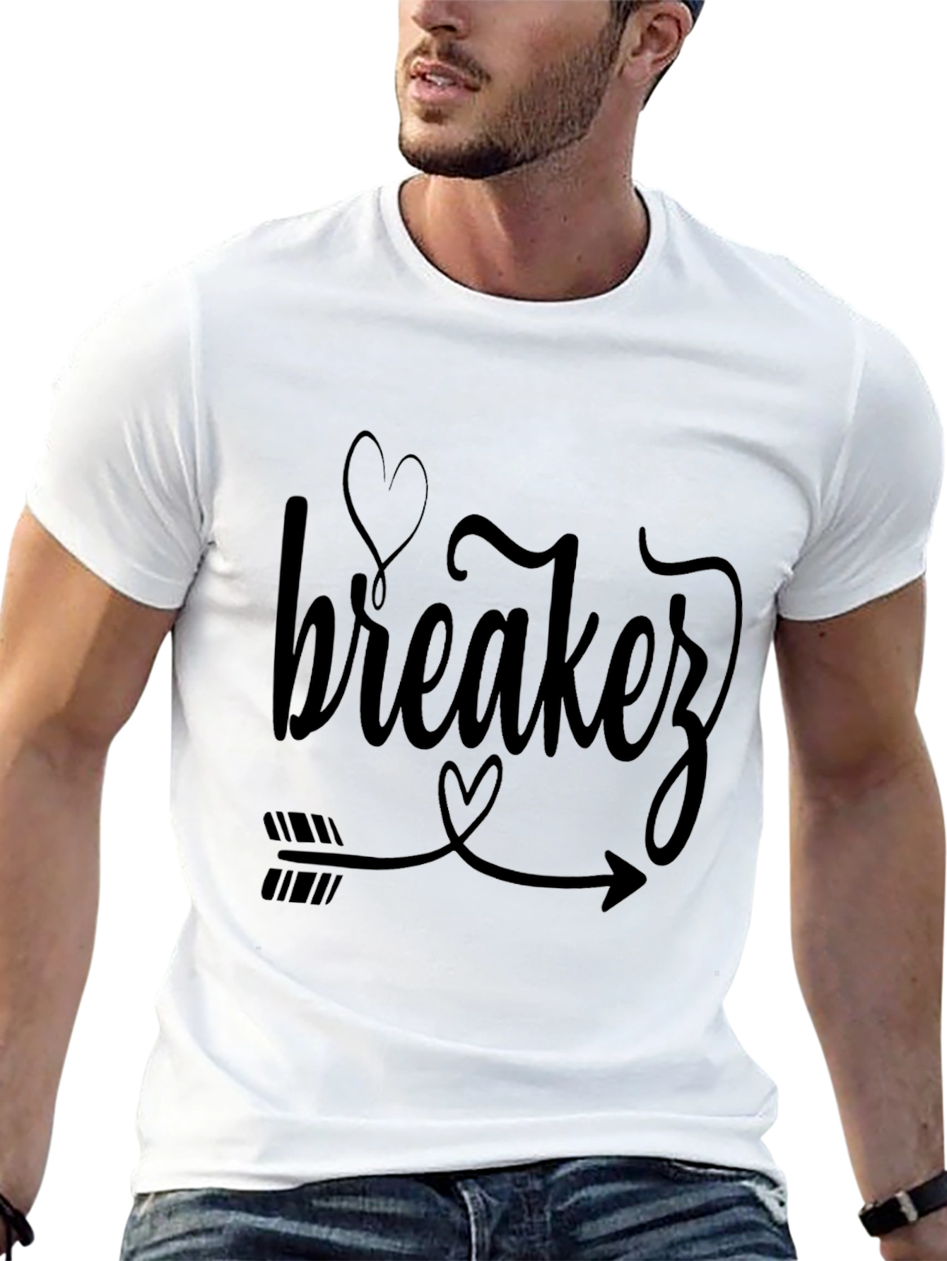 Heartbreaker Arrow Graphic Tee - Black