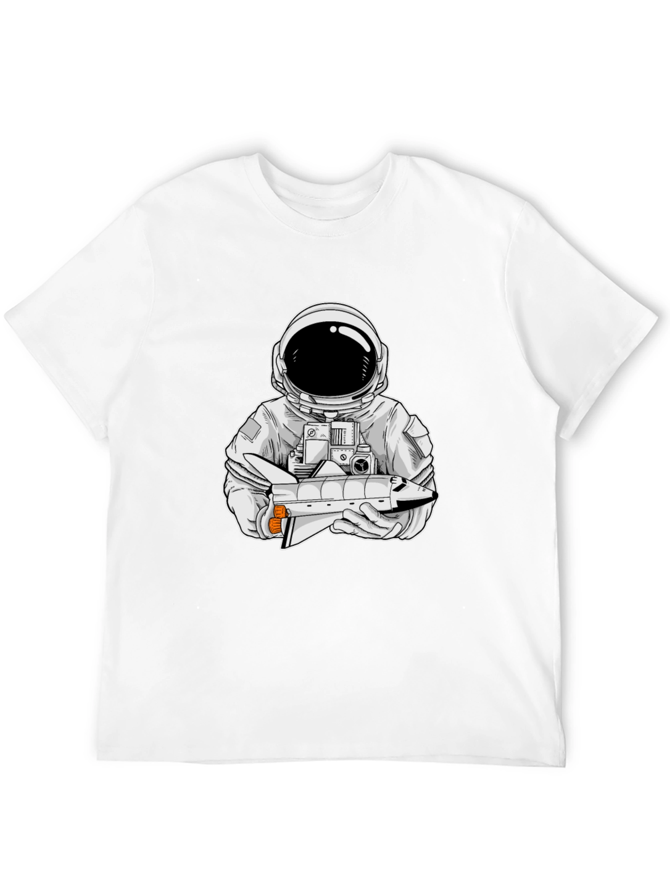 Astronaut Space Shuttle Graphic T-Shirt