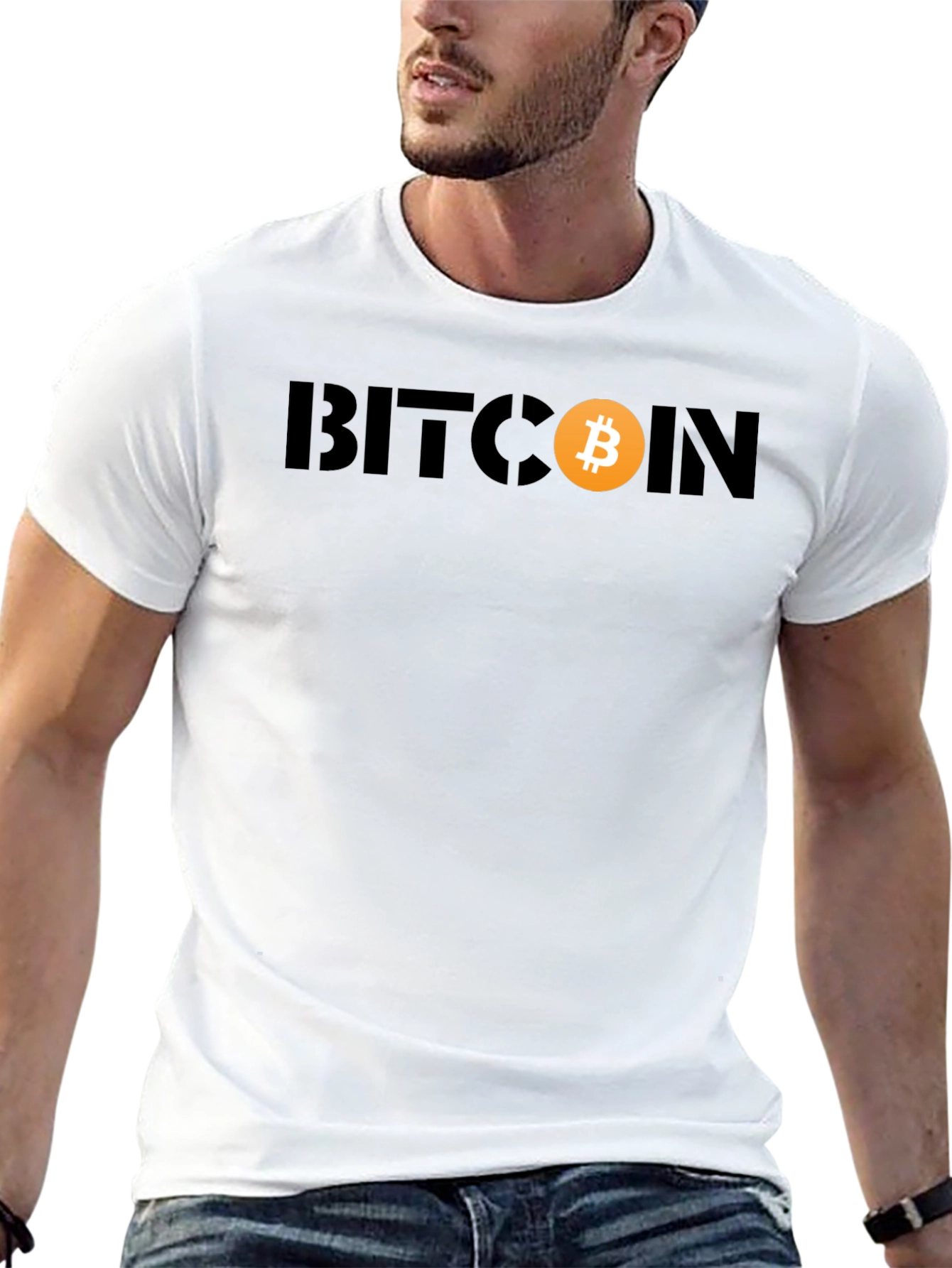 Bitcoin Crypto Black Tee