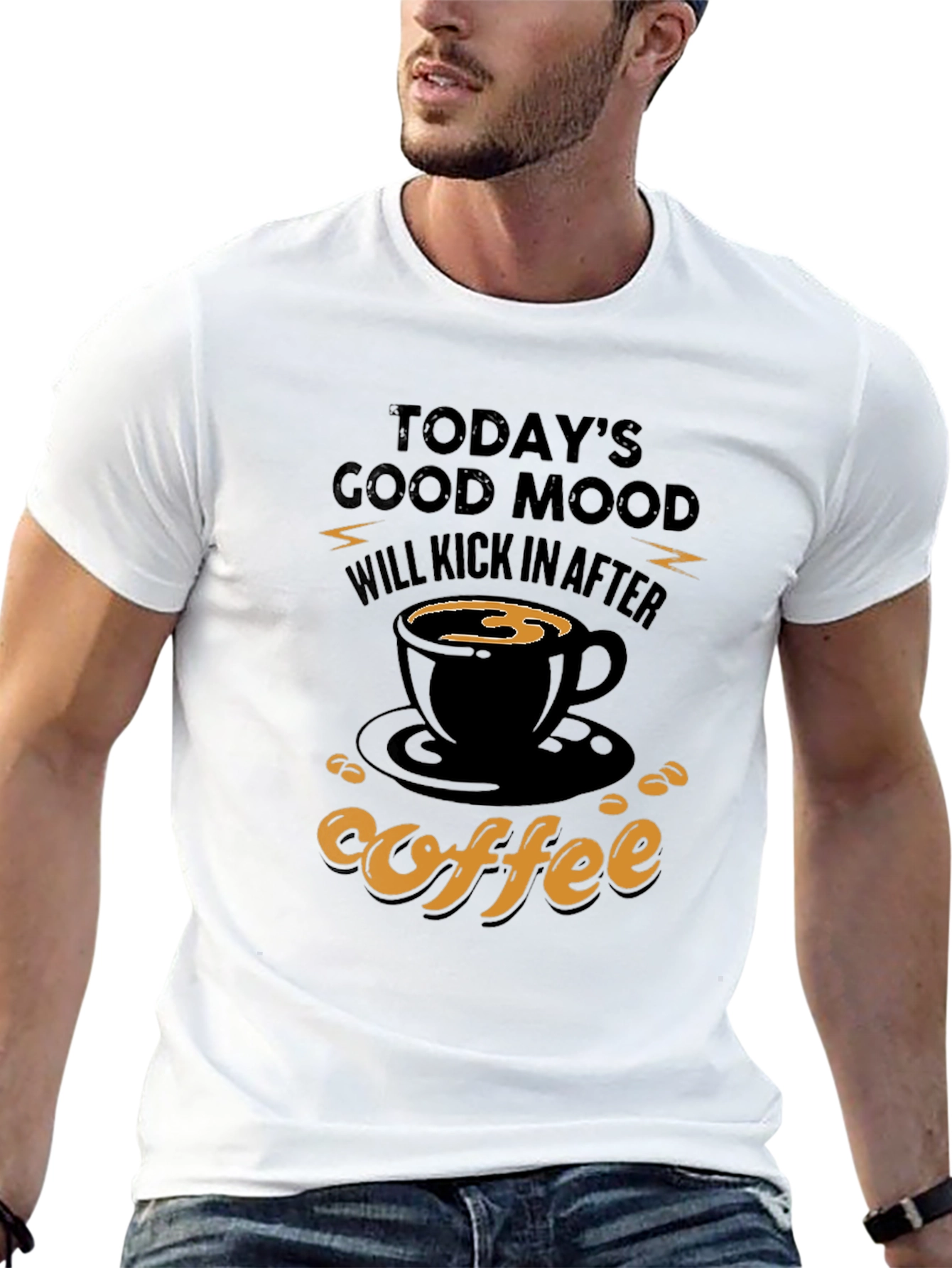 Todays Good Mood Coffee Graphic Tee