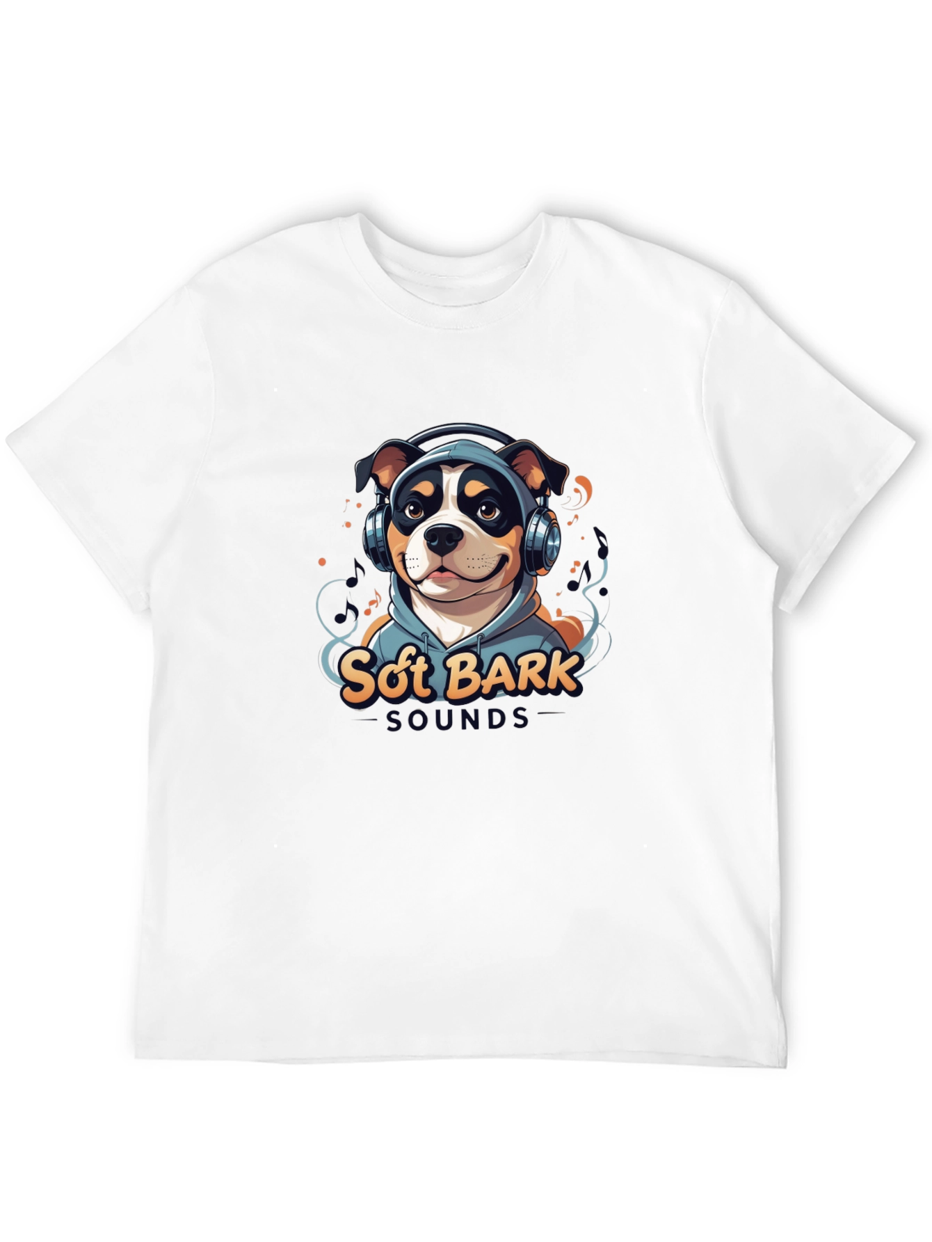Soft Bark Sounds Dog Graphic T-Shirt