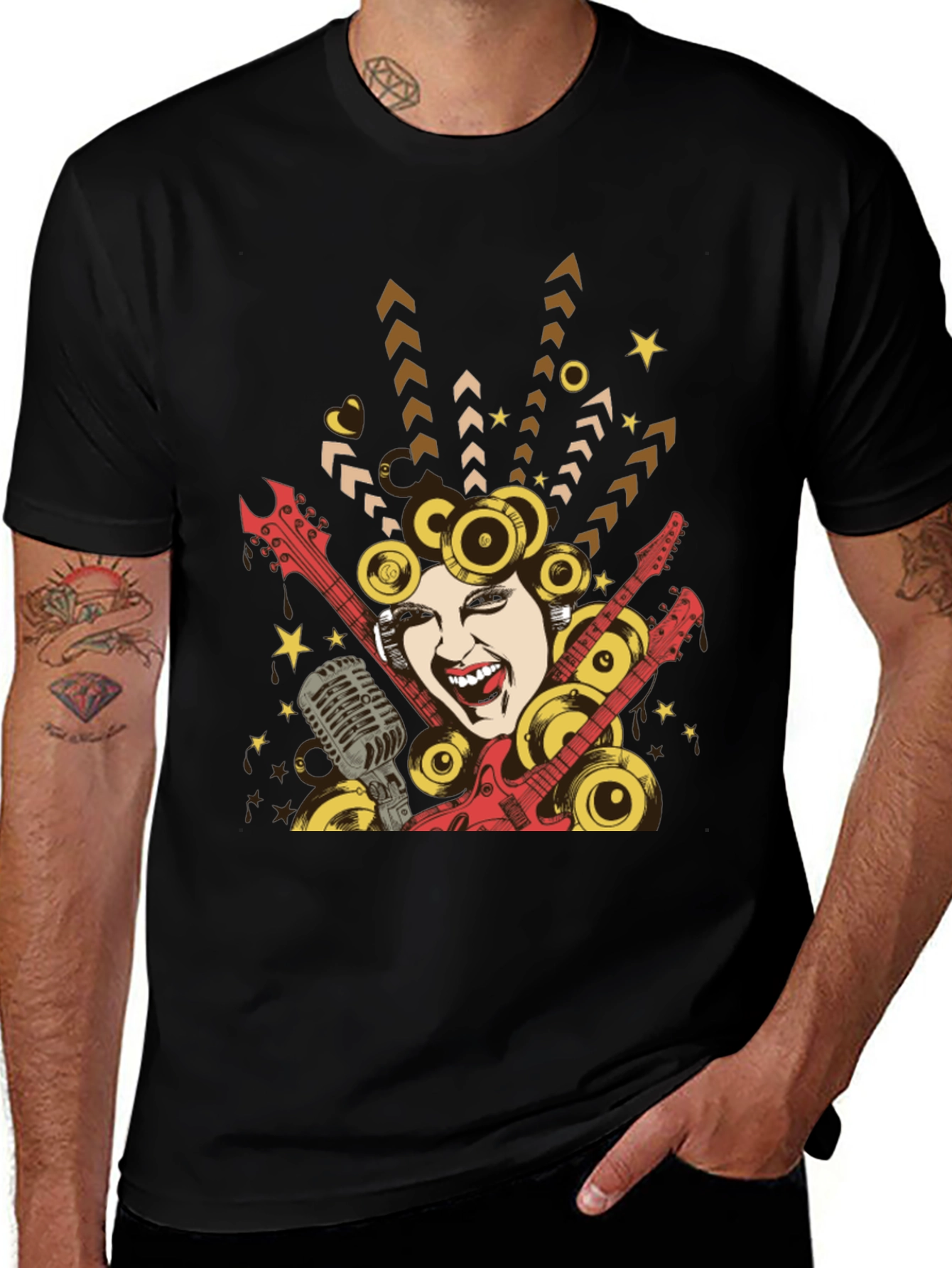 Rockstar Graphic T-Shirt - Music Lover Tee