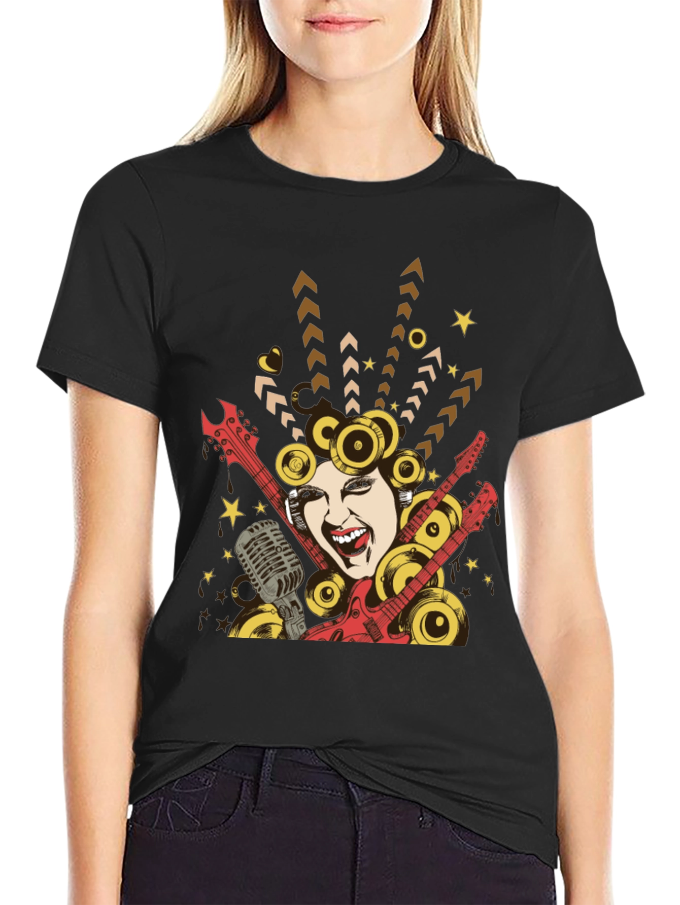 Rockstar Graphic T-Shirt - Music Lover Tee