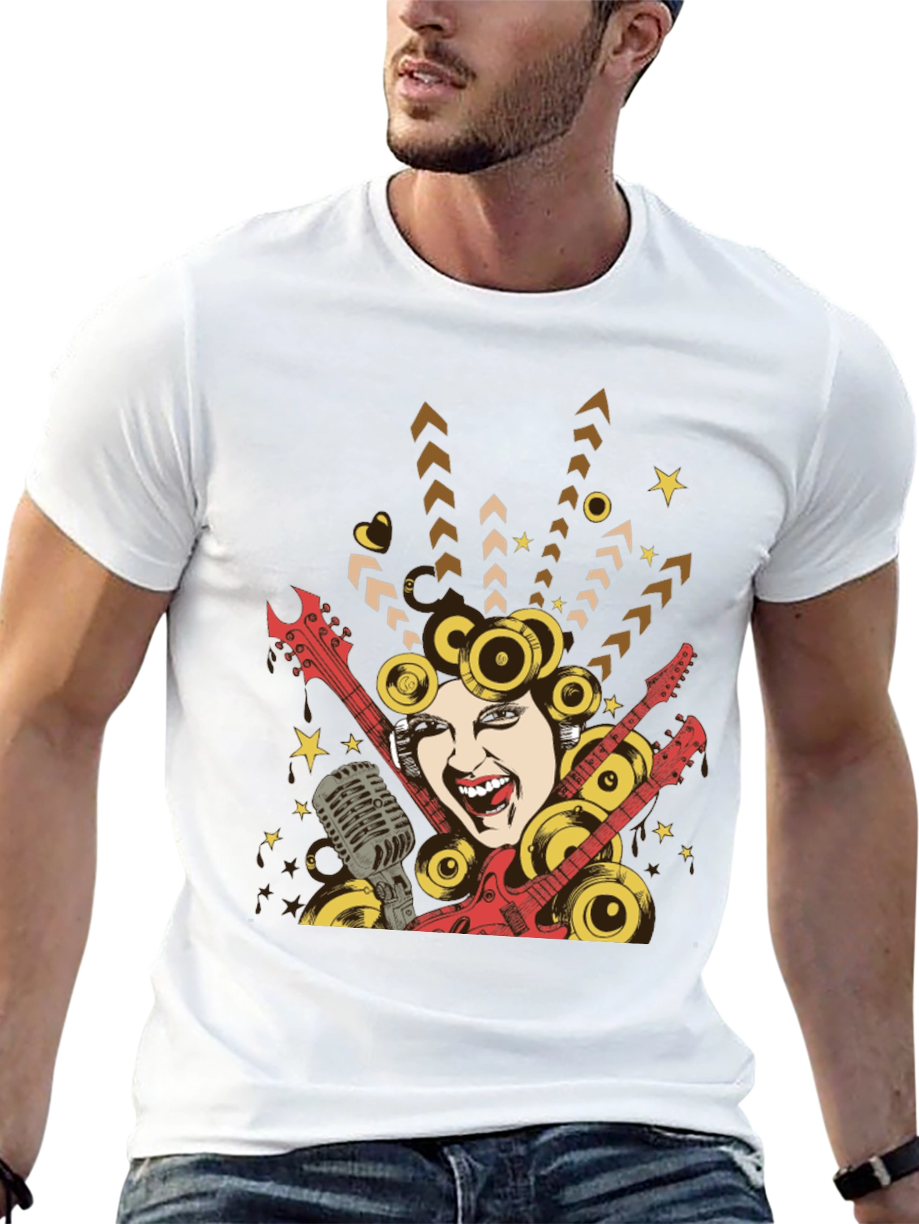 Rockstar Graphic T-Shirt - Music Lover Tee