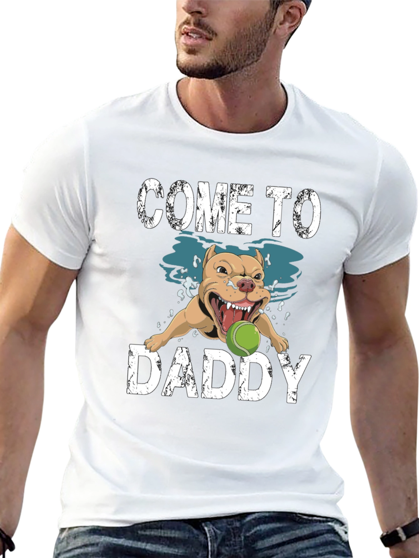 Come to Daddy Dog Graphic T-Shirt
