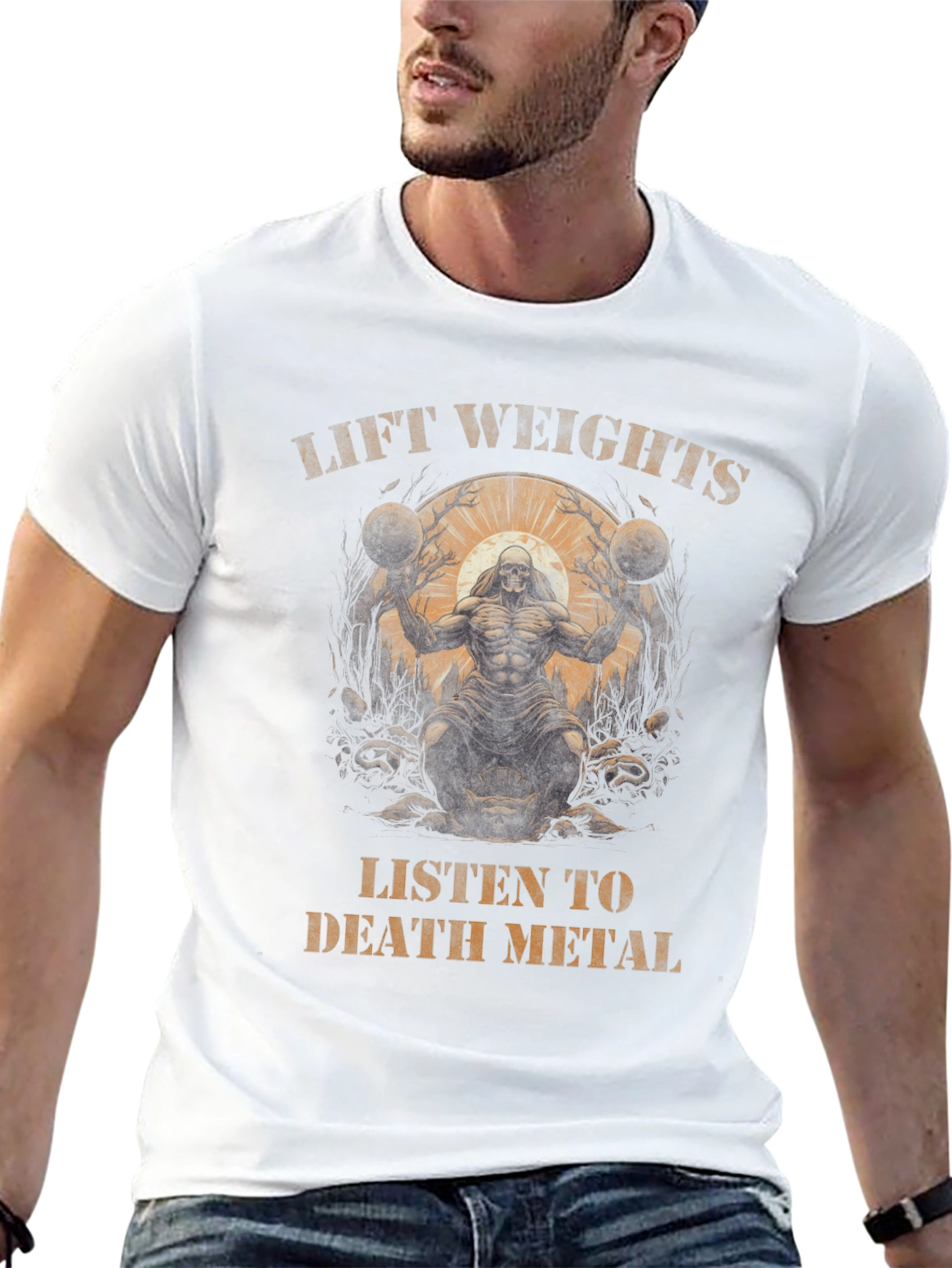 Lift Weights Death Metal Graphic Tee