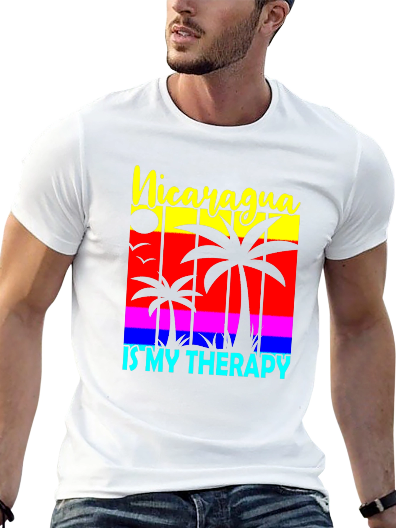 Nicaragua Is My Therapy Graphic Tee