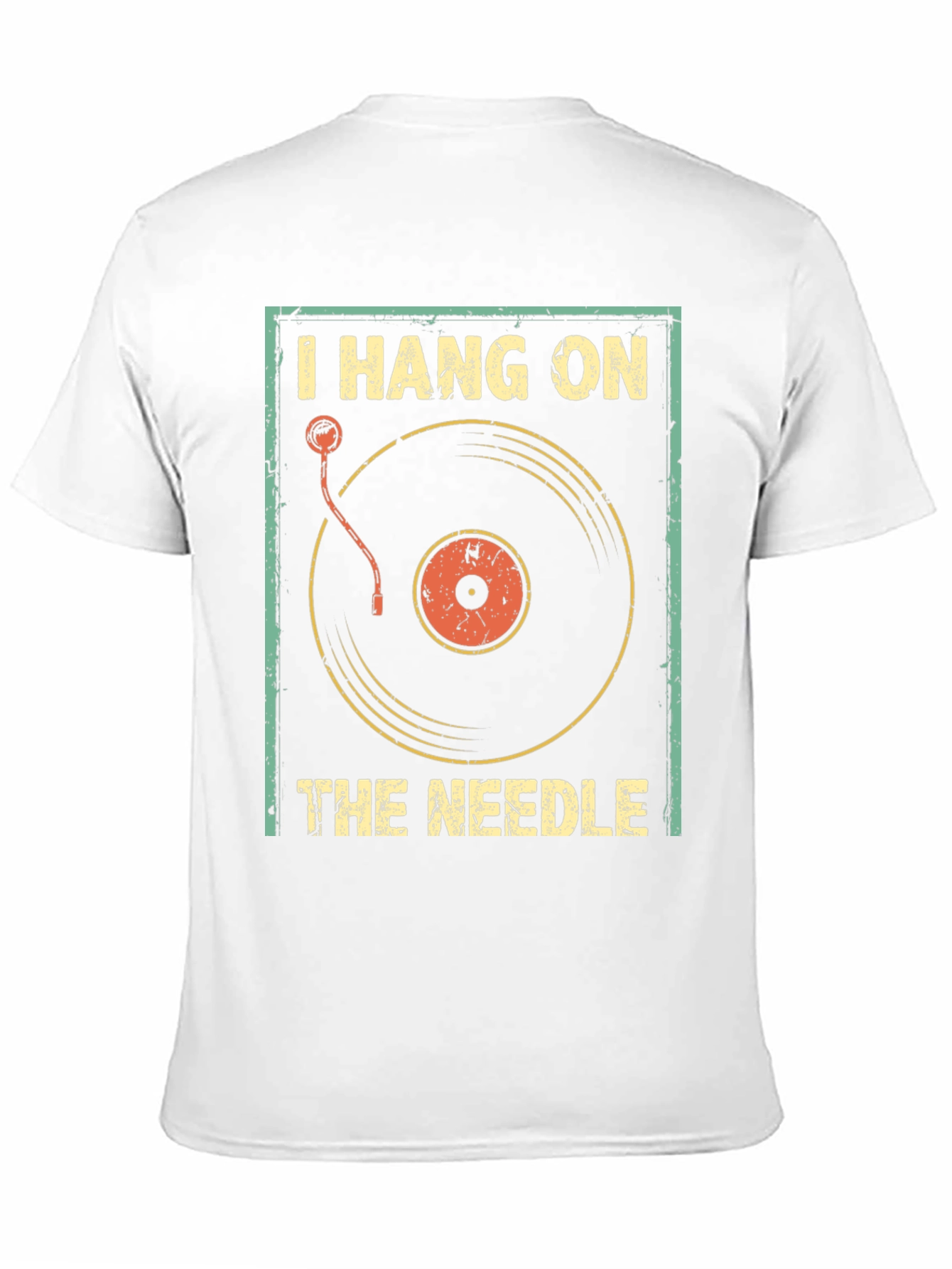 I Hang On The Needle Retro DJ T-Shirt