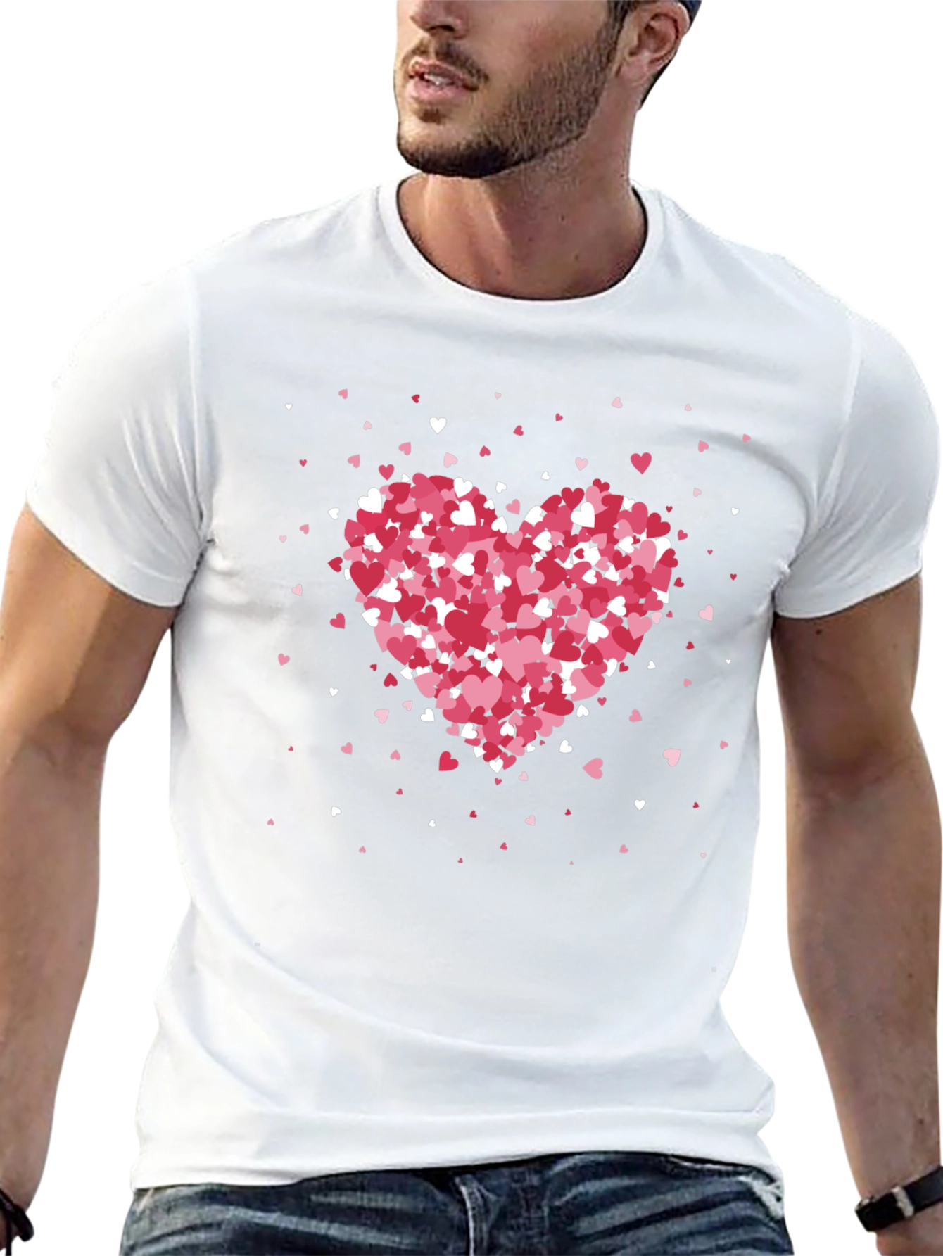 Heart Valentines Day T-Shirt - Love Design