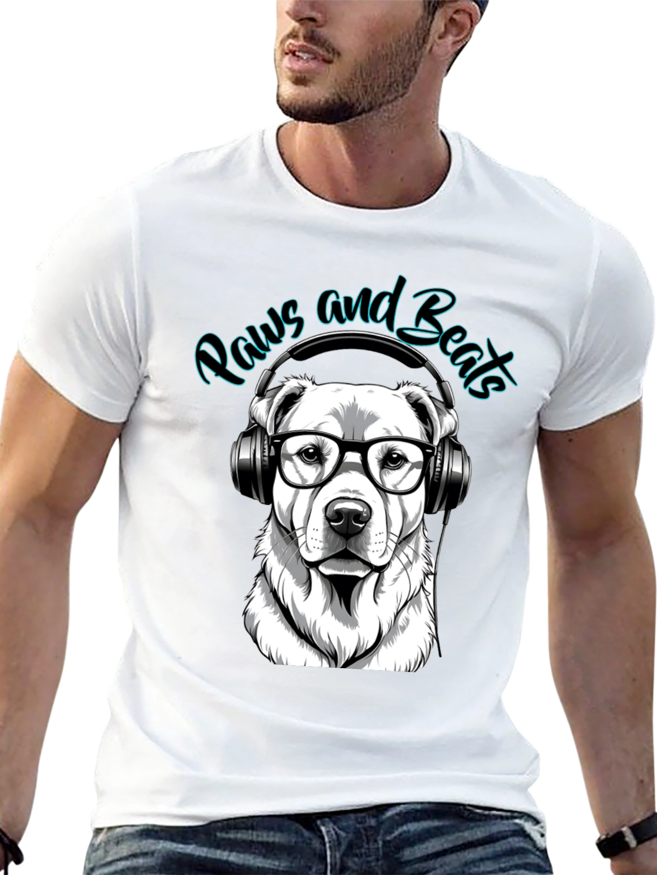 Dog DJ T-Shirt: Paws and Beats Graphic Tee