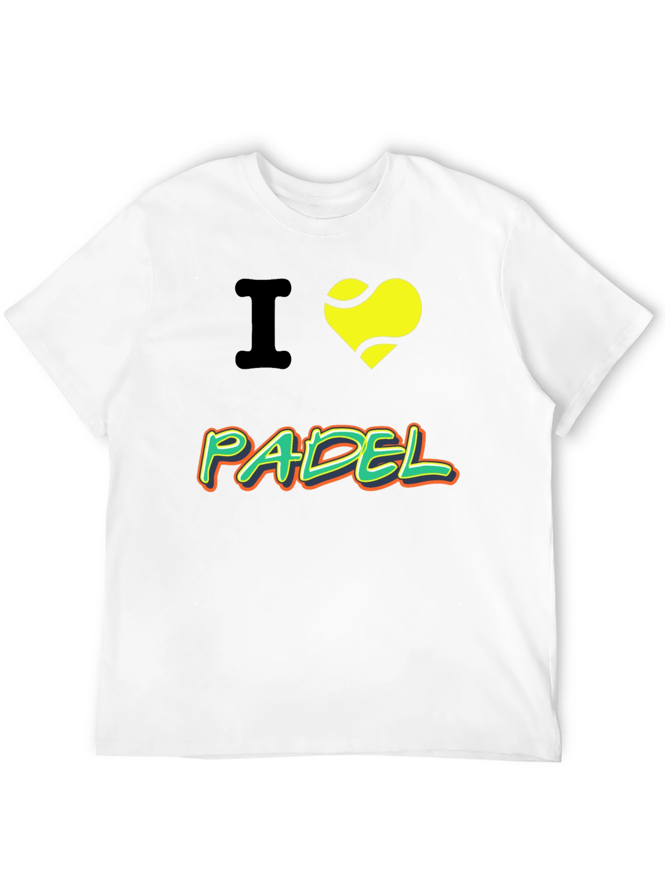 I Love Padel T-Shirt - Tennis Heart
