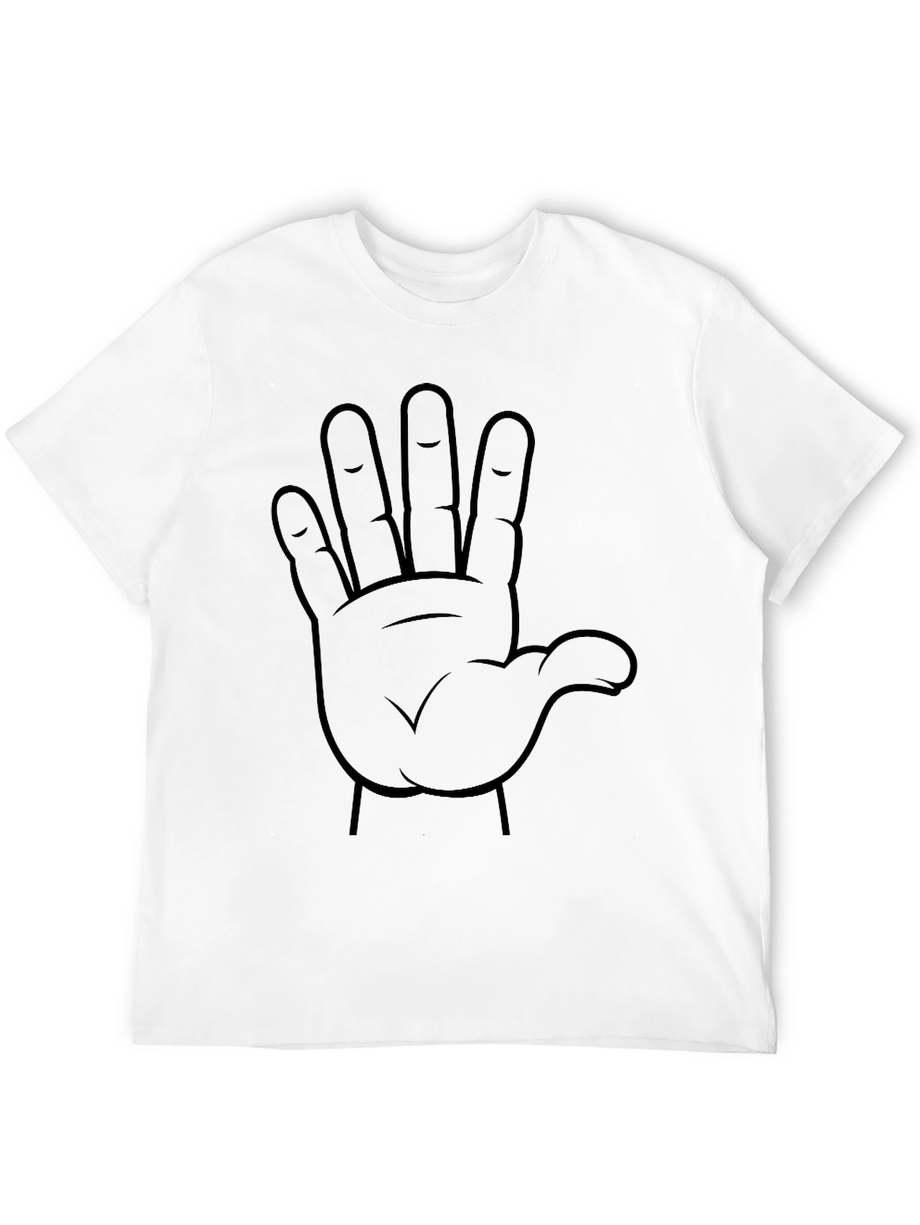 Live Long and Prosper Black Graphic Tee