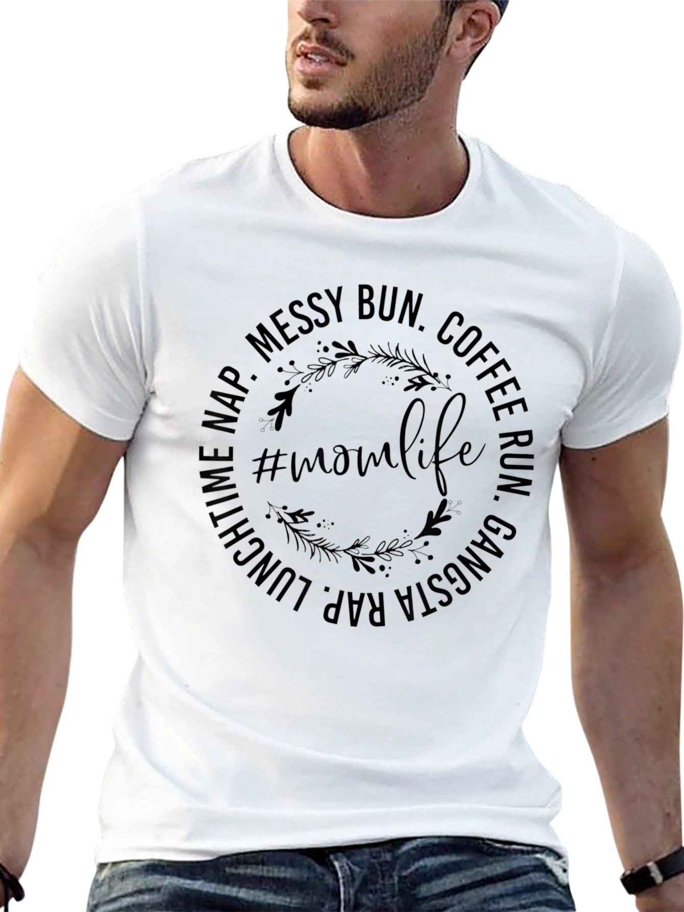 Mom Life Graphic Tee - Black T-Shirt