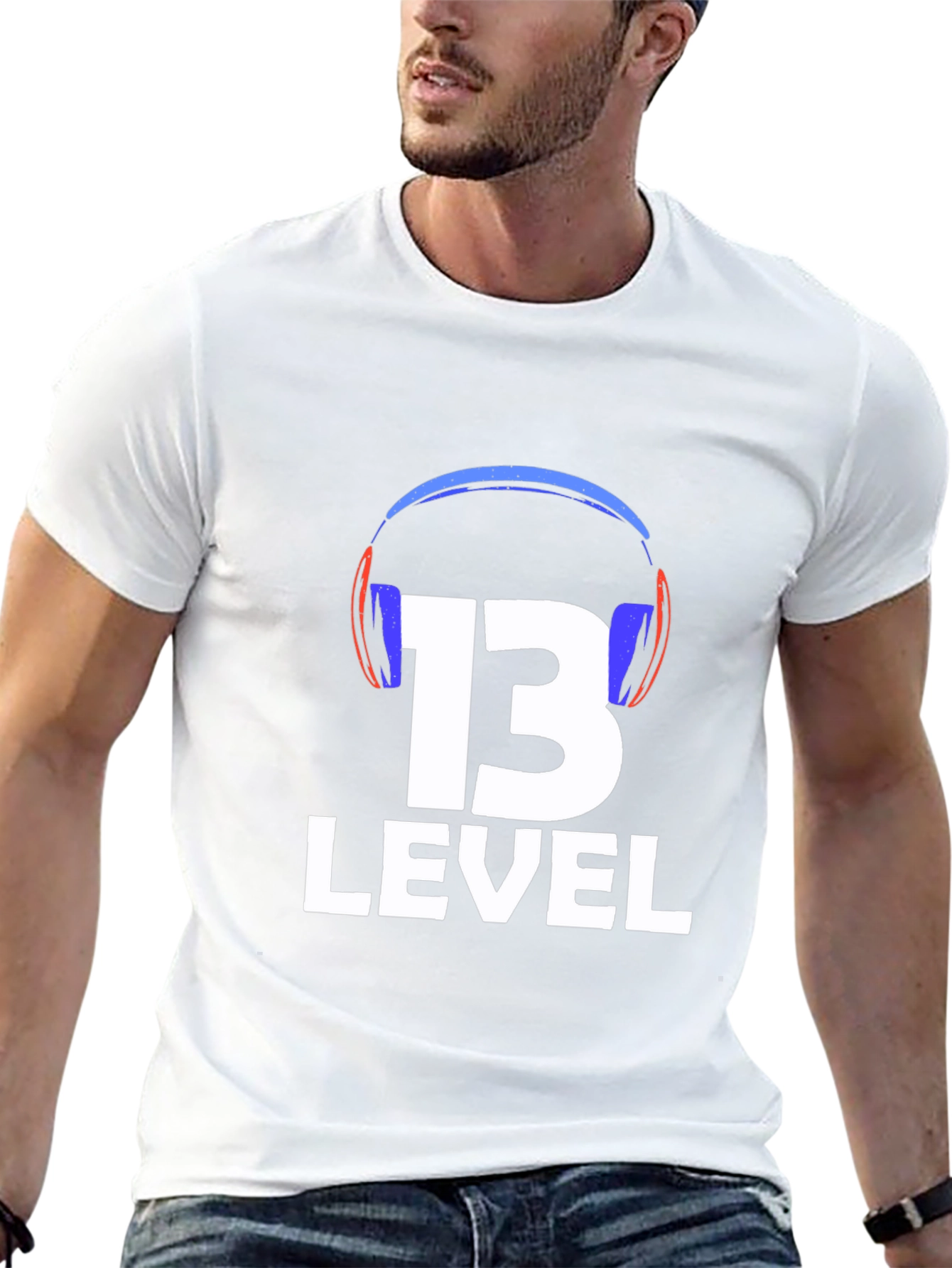 Level 13 Gamer T-Shirt - Black Cotton Tee