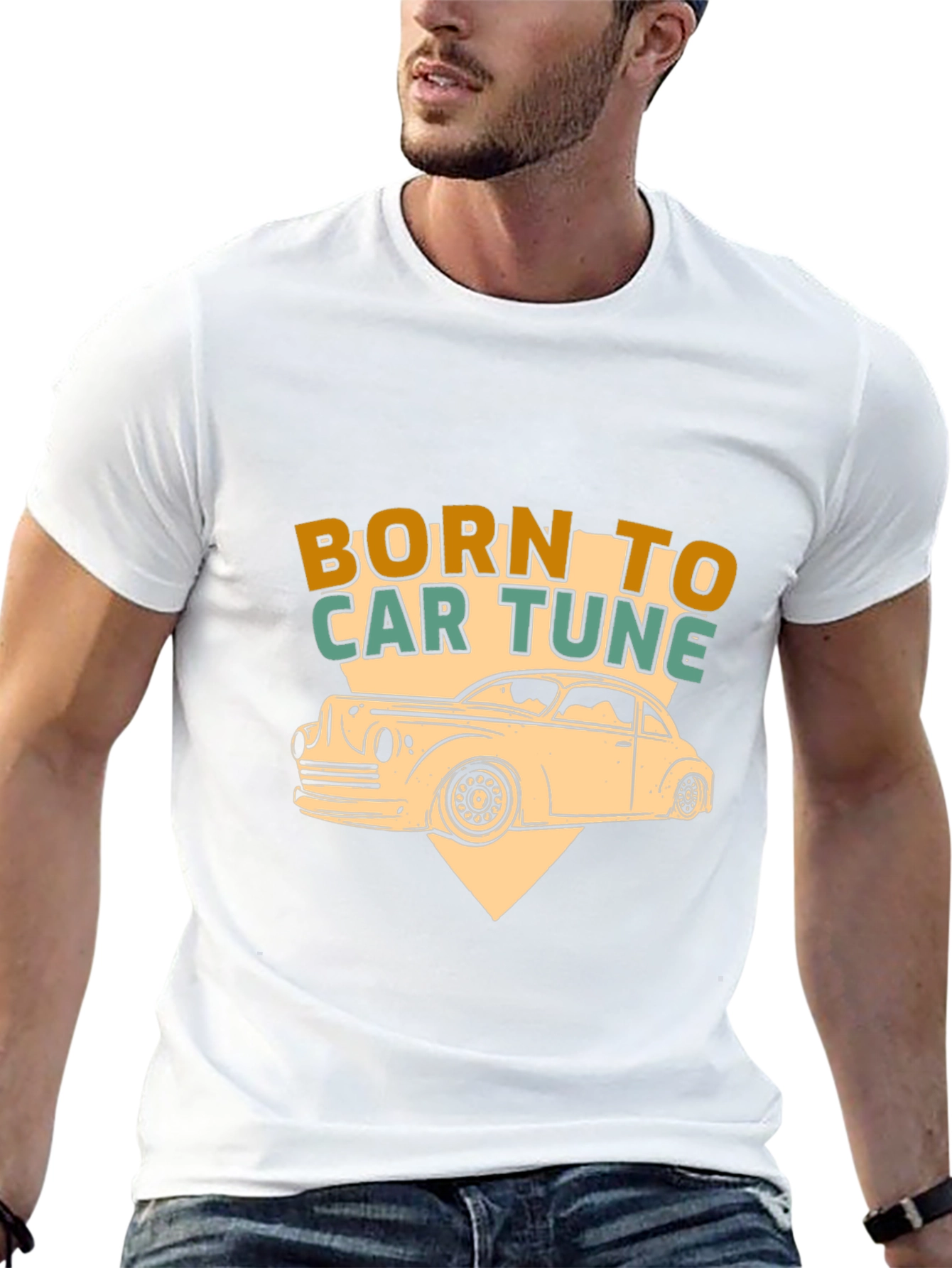 Born to Car Tune Graphic T-Shirt