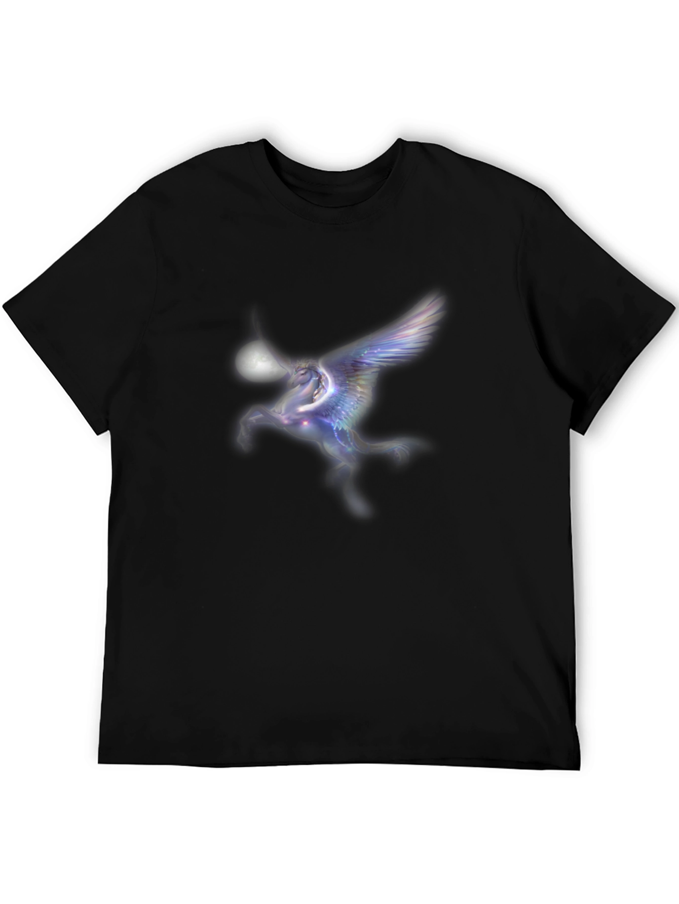 Pegasus Moon Black T-Shirt