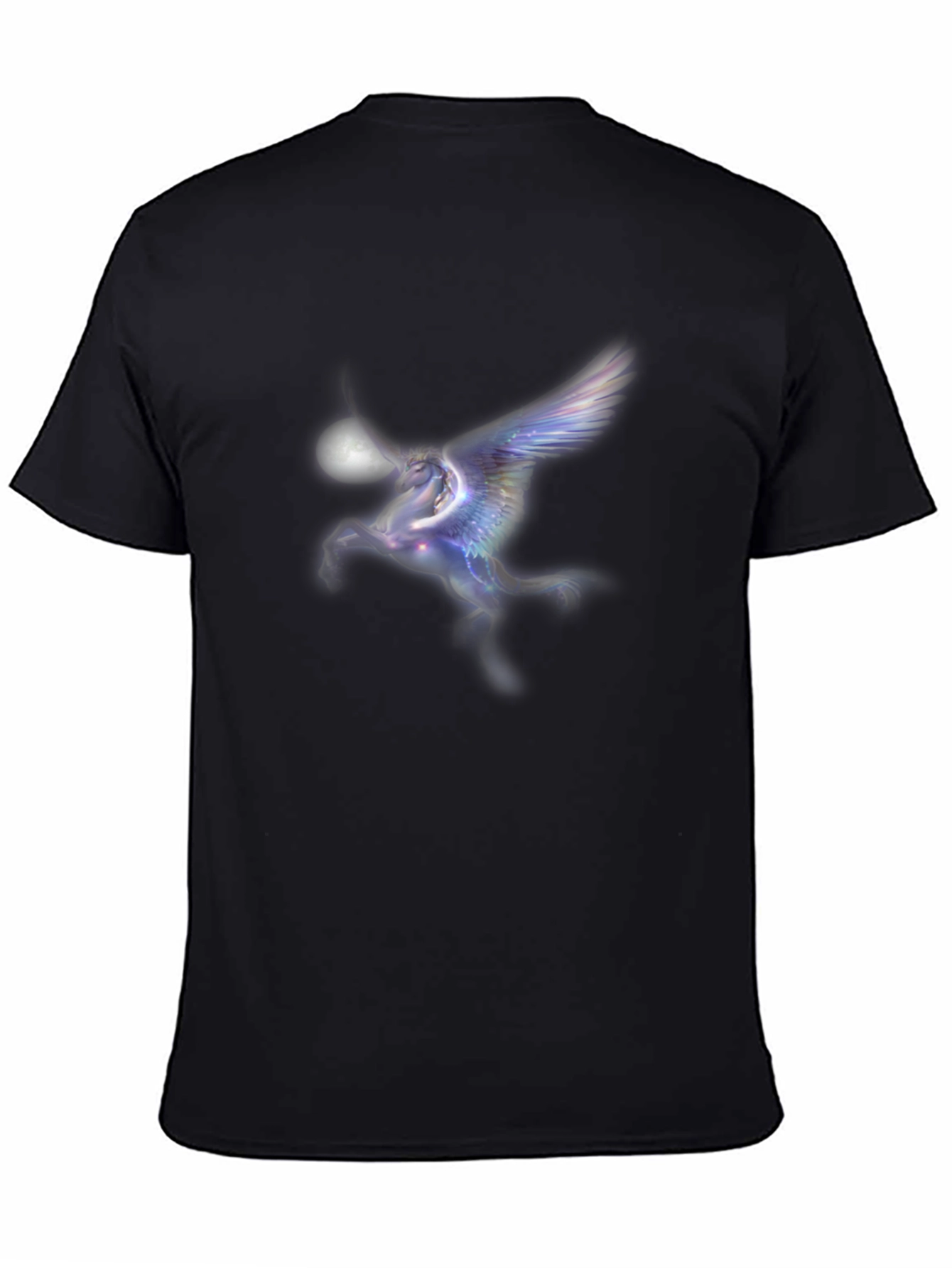 Pegasus Moon Black T-Shirt