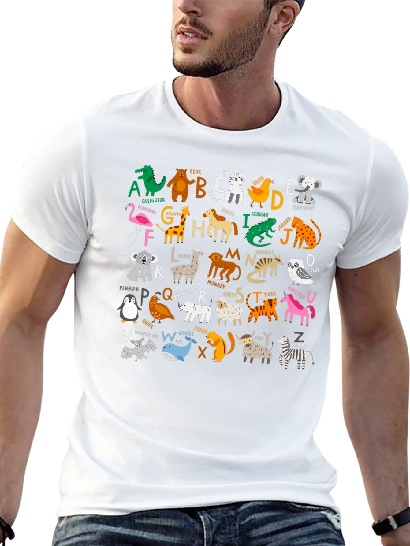 Animal Alphabet T-Shirt - Educational & Fun
