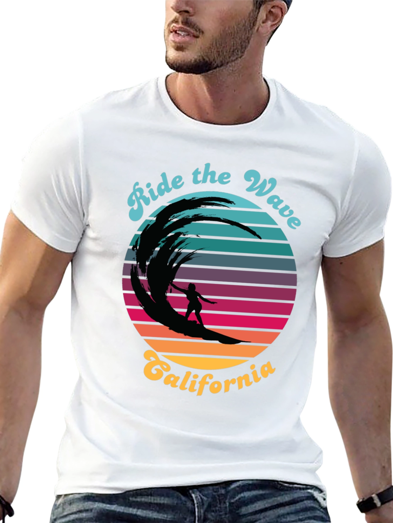 Ride the Wave California Graphic Tee
