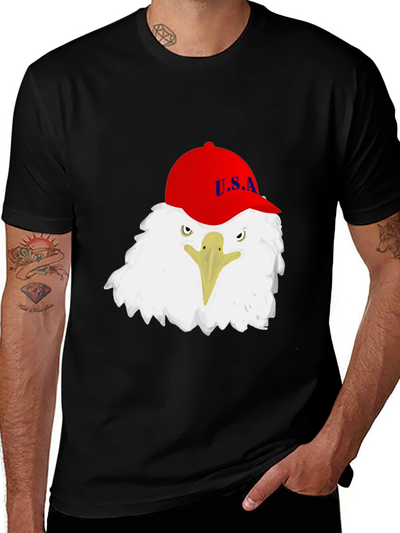 Eagle USA T-Shirt - Patriotic Graphic Tee