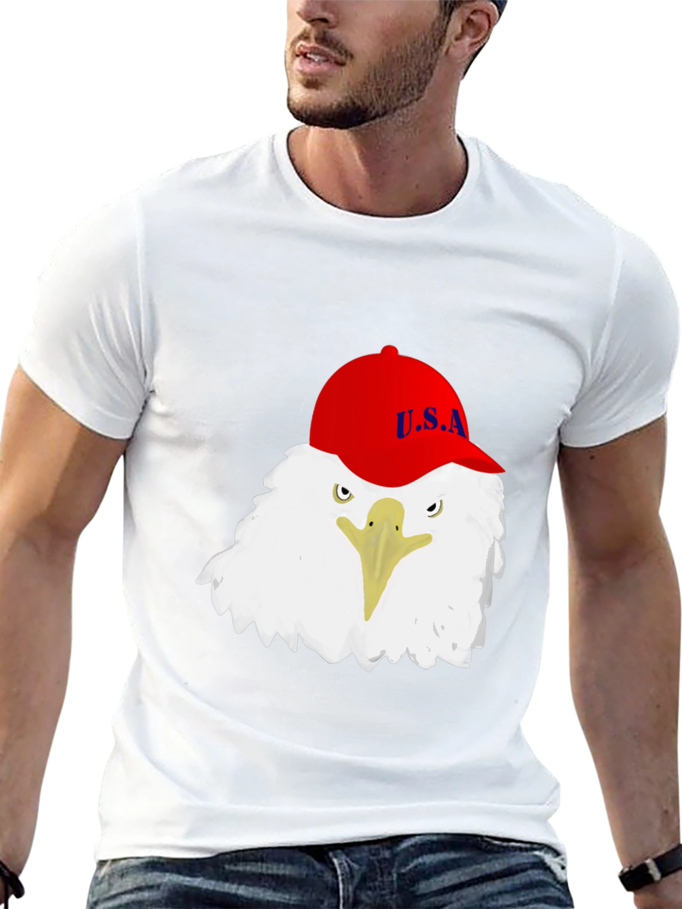 Eagle USA T-Shirt - Patriotic Graphic Tee