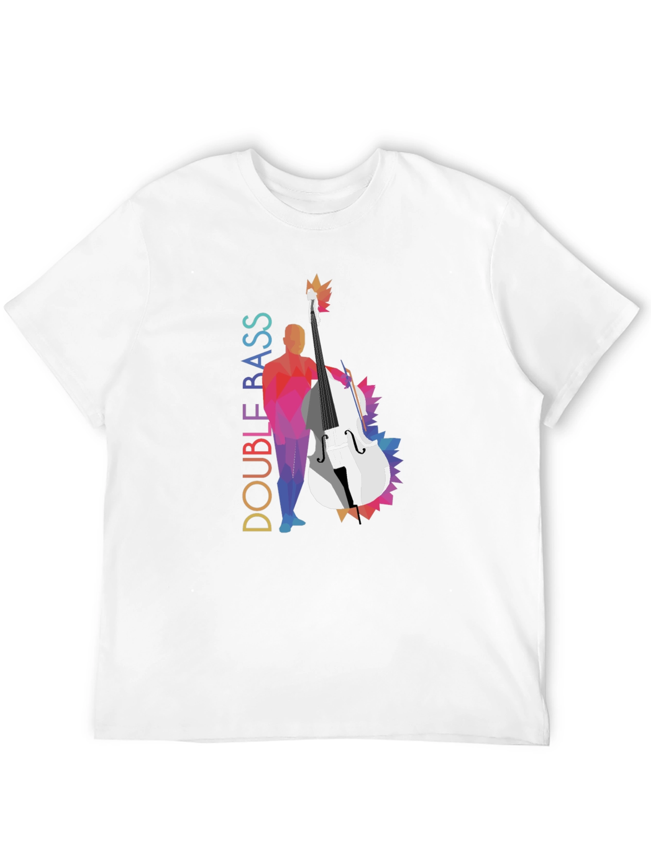 Double Bass Graphic Tee - Music Lover T-Shirt