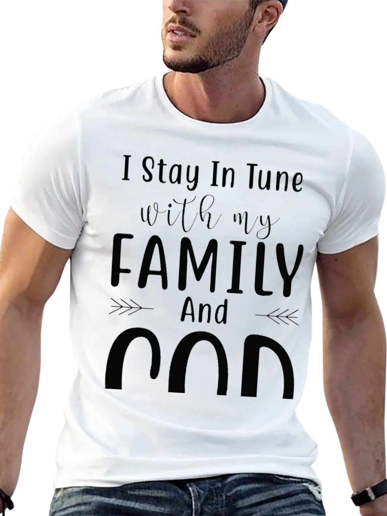 Family and God T-Shirt Stay in Tune Graphic Tee
