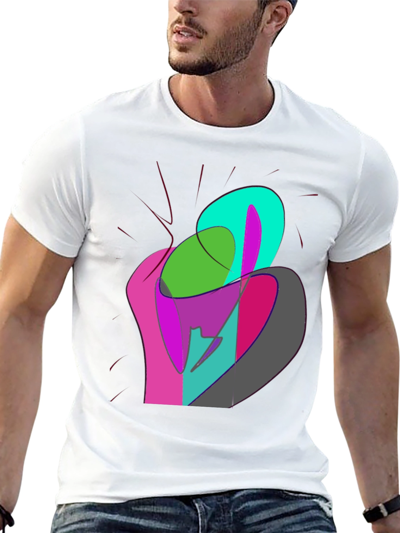 Abstract Art T-Shirt - Modern Graphic Tee