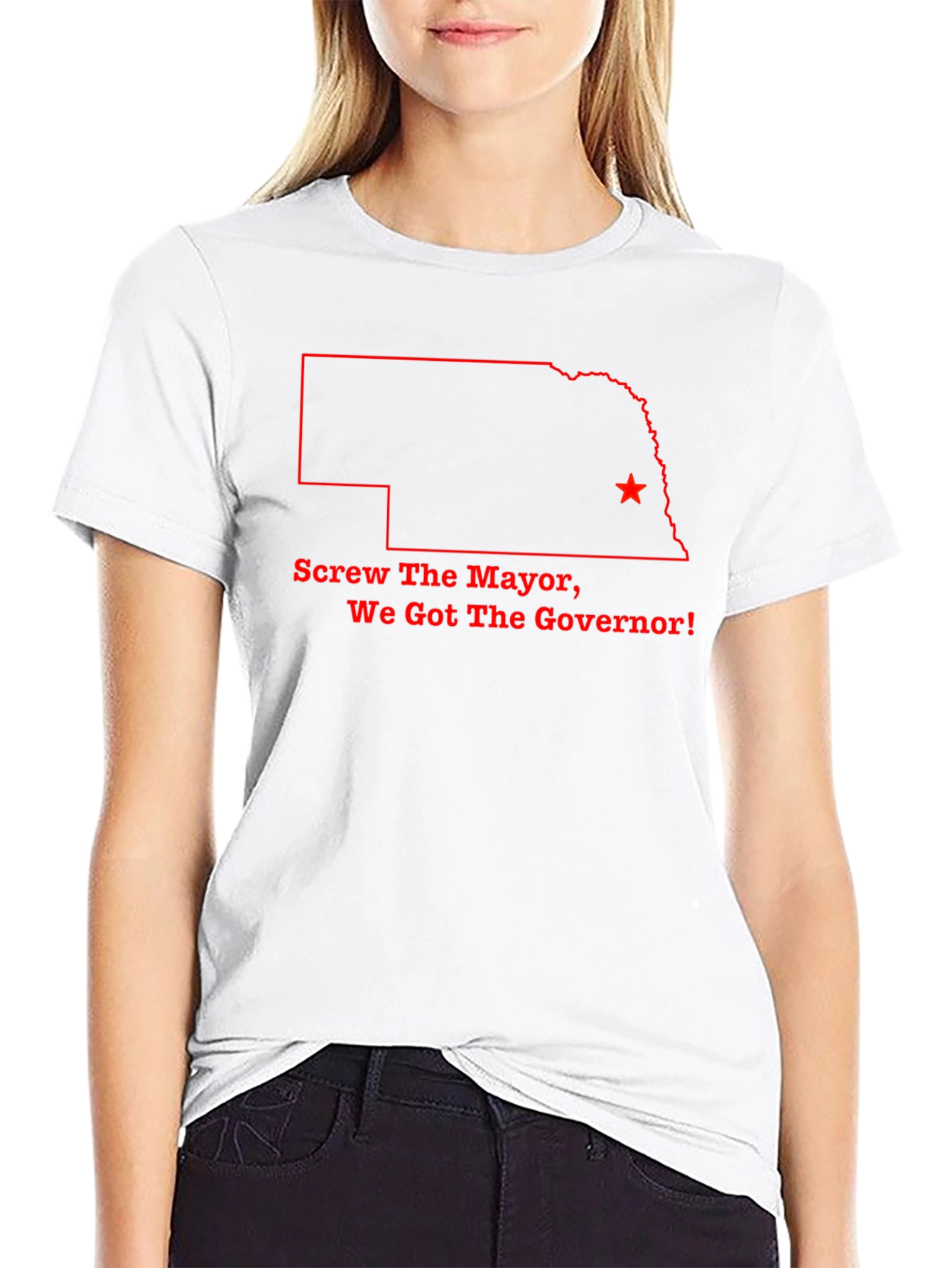 Nebraska State Governor Graphic Tee