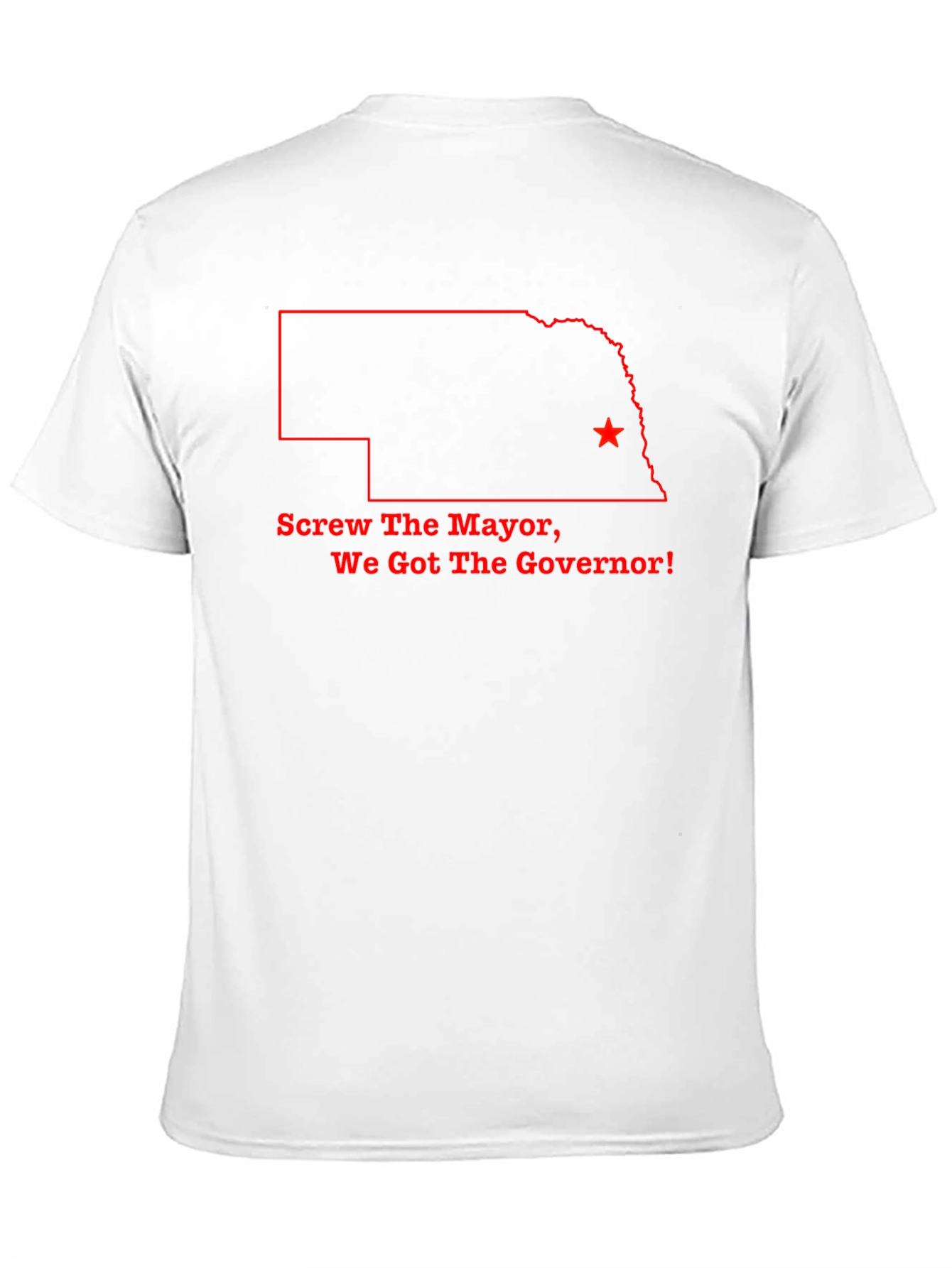 Nebraska State Governor Graphic Tee