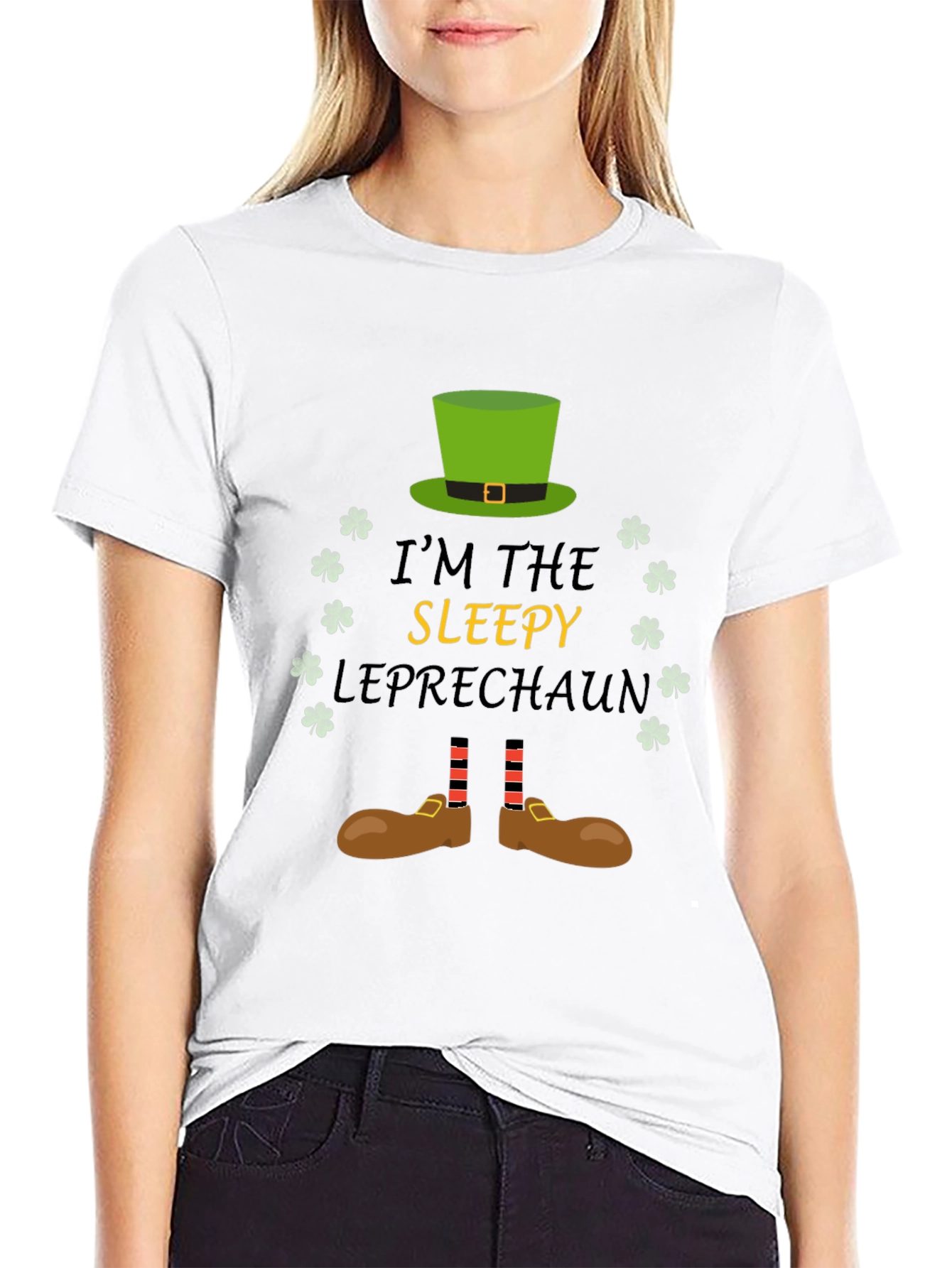 Sleepy Leprechaun St. Patricks Day T-Shirt