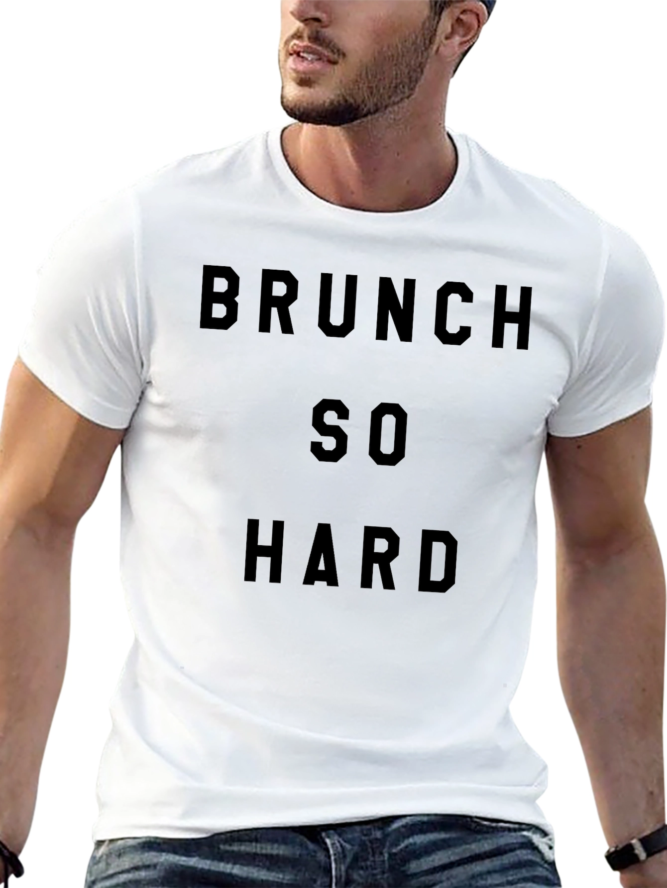 Brunch So Hard Black Graphic Tee