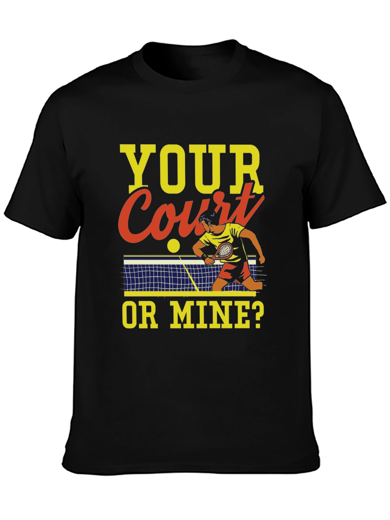 Your Court Or Mine? Tennis Graphic T-Shirt