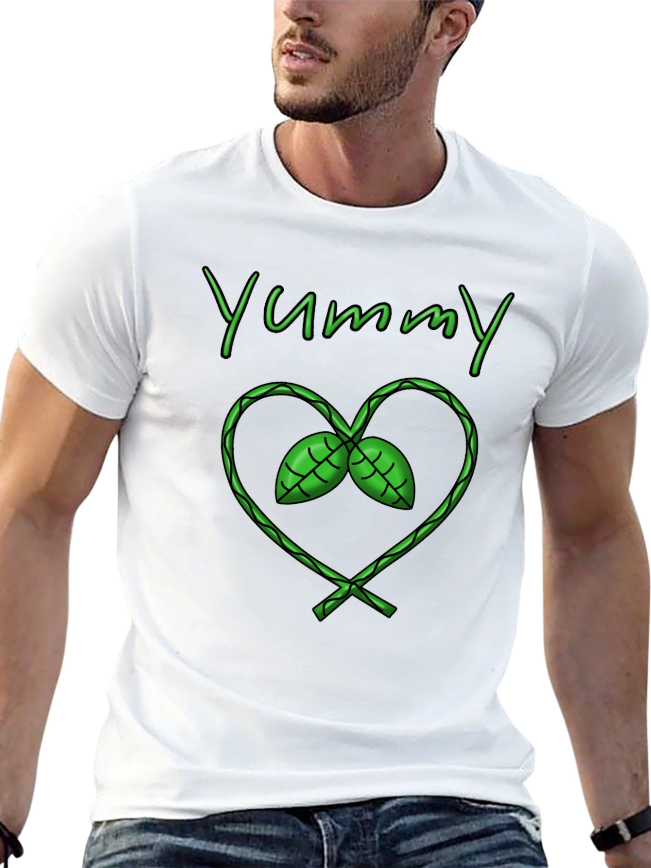 Yummy Hop Heart Graphic T-Shirt