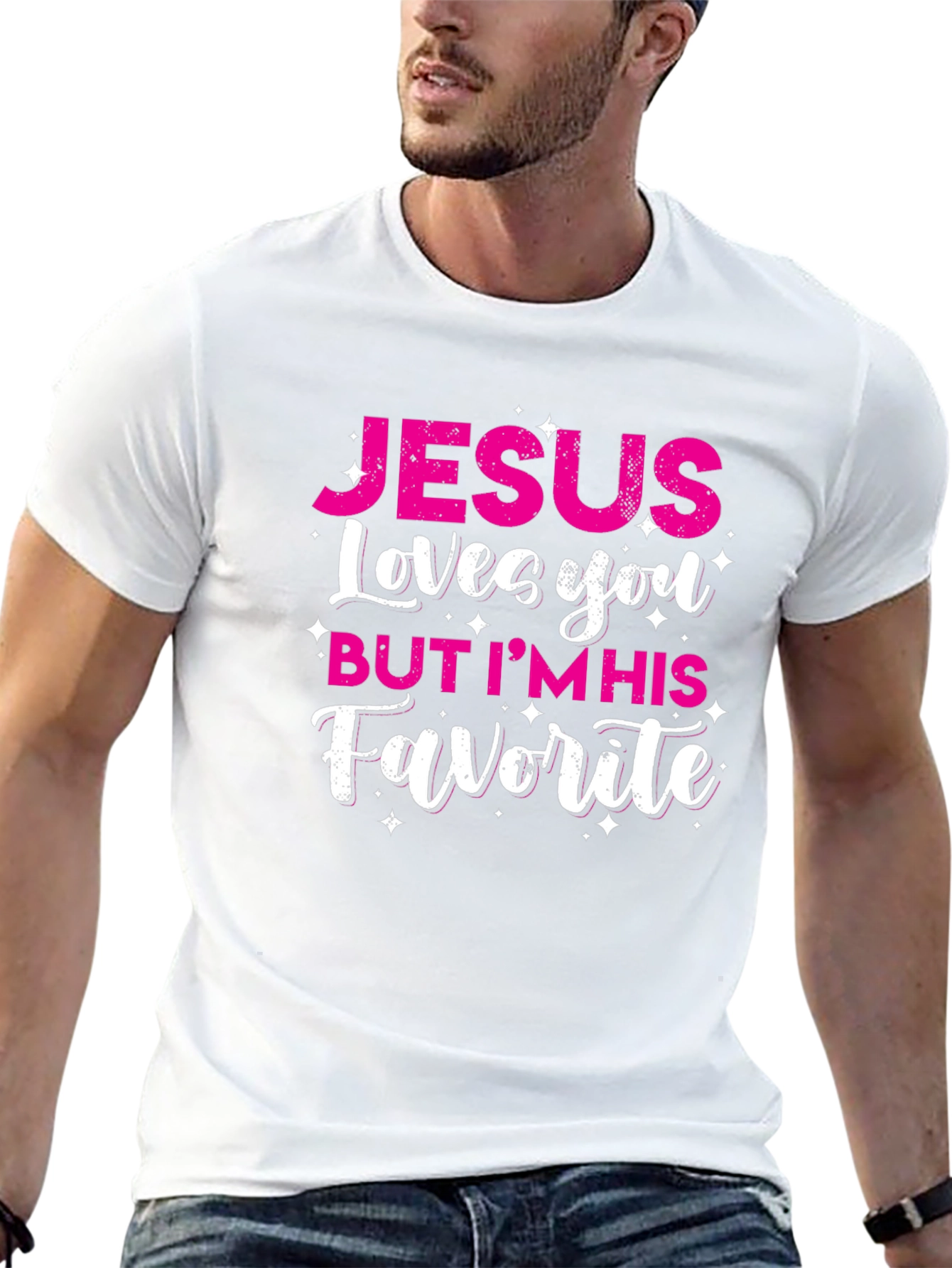 Jesus Loves You T-Shirt - Religious Humor Tee