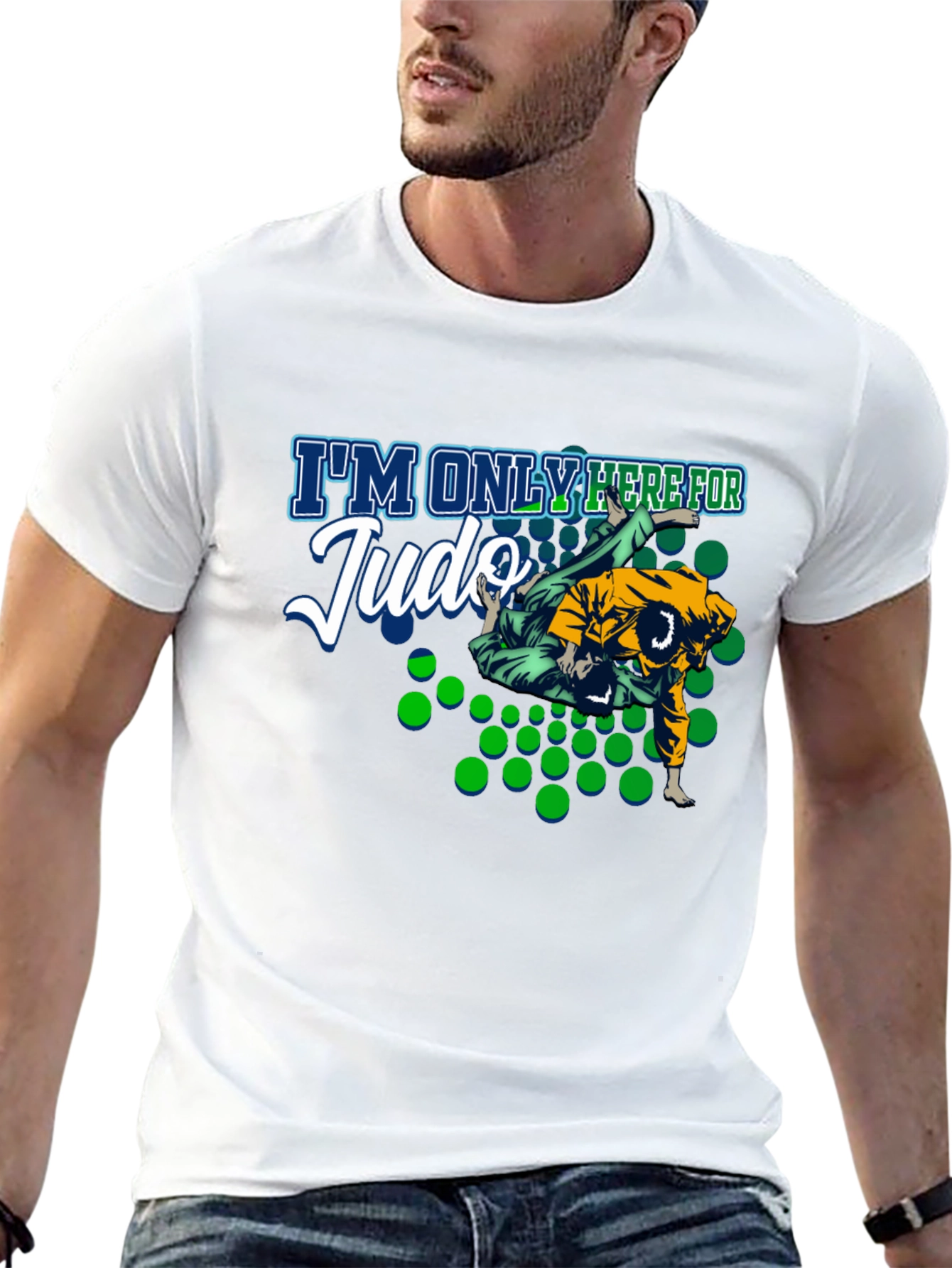 Judo T-Shirt - Im Only Here For Judo