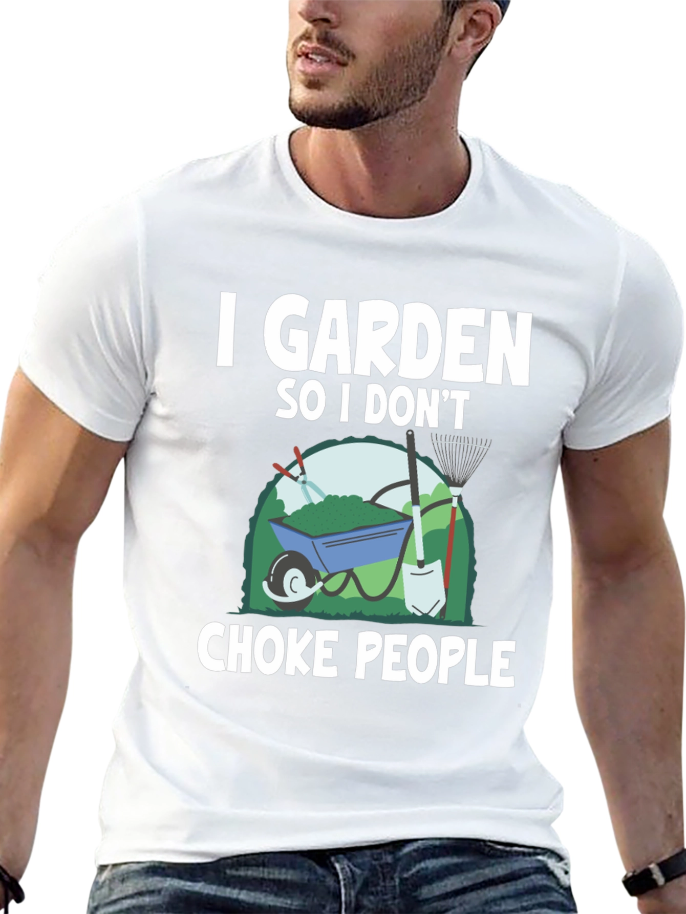 I Garden So I Dont Choke People T-Shirt