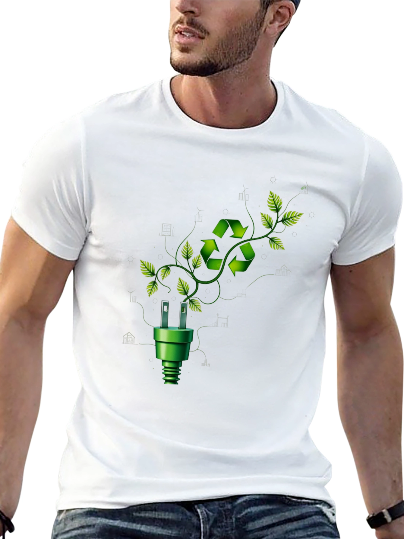 Eco-Friendly Recycle Symbol T-Shirt