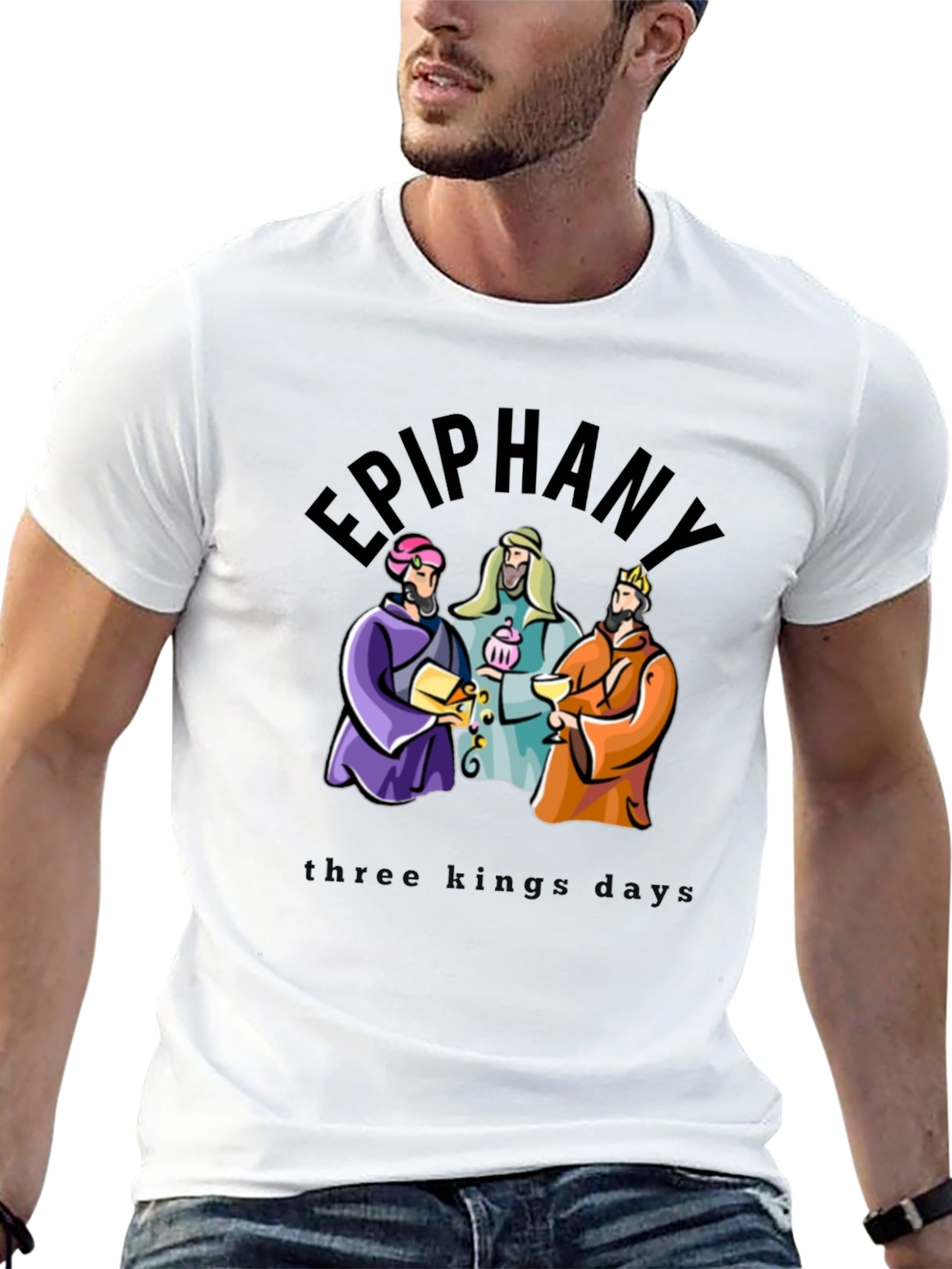 Epiphany Three Kings Black T-Shirt