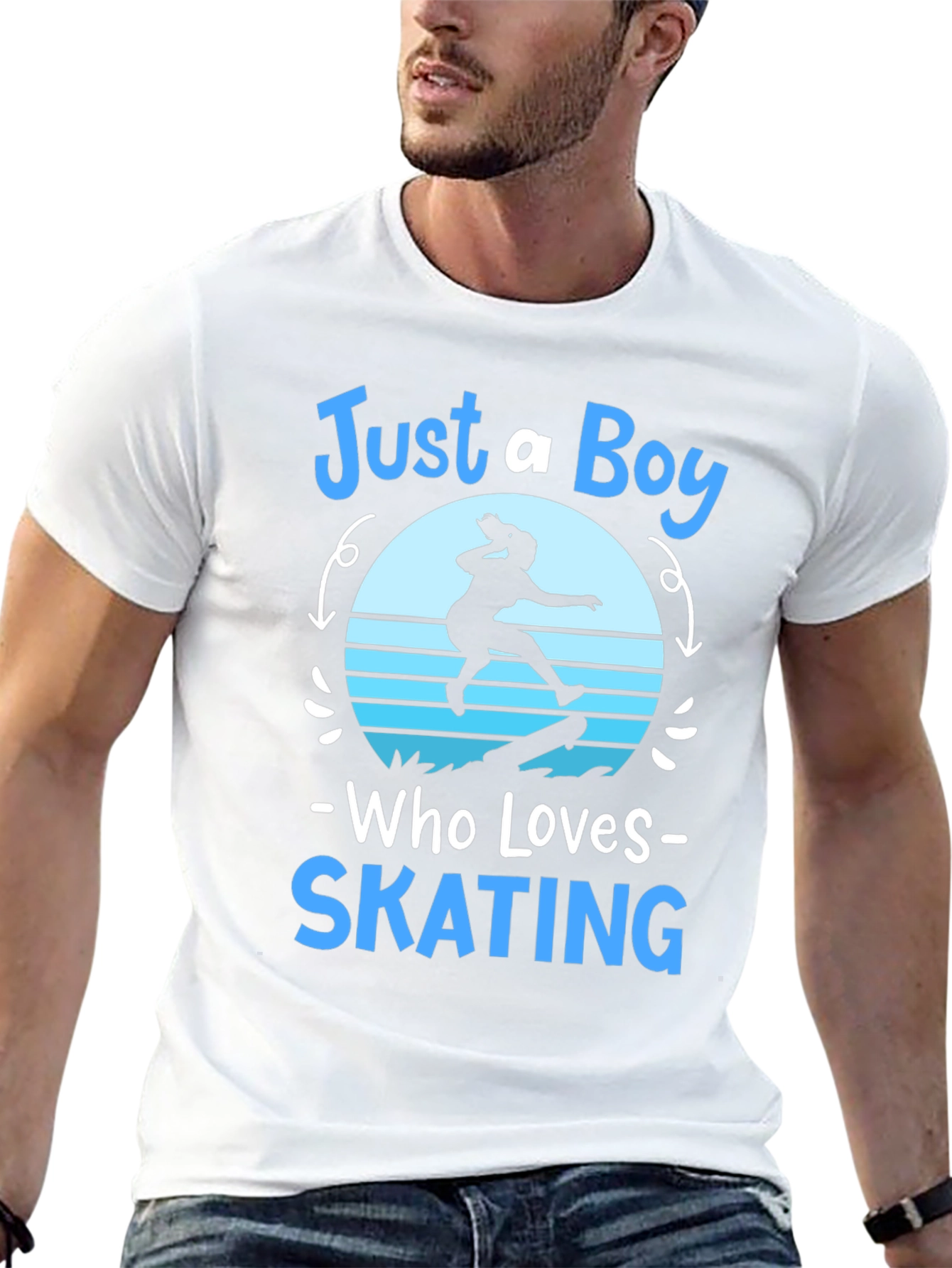 Just a Boy Who Loves Skating T-Shirt