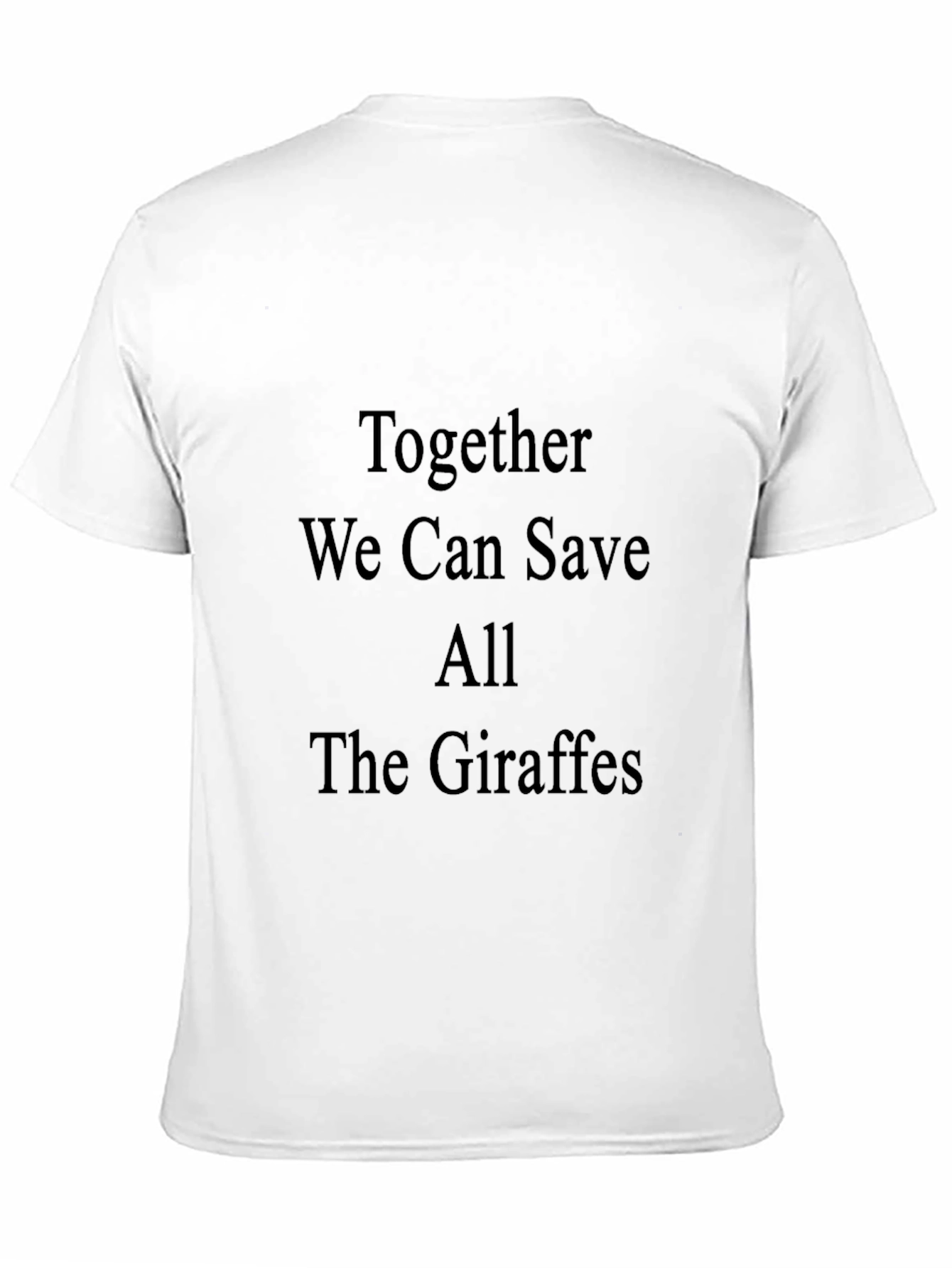 Save the Giraffes T-Shirt - Black