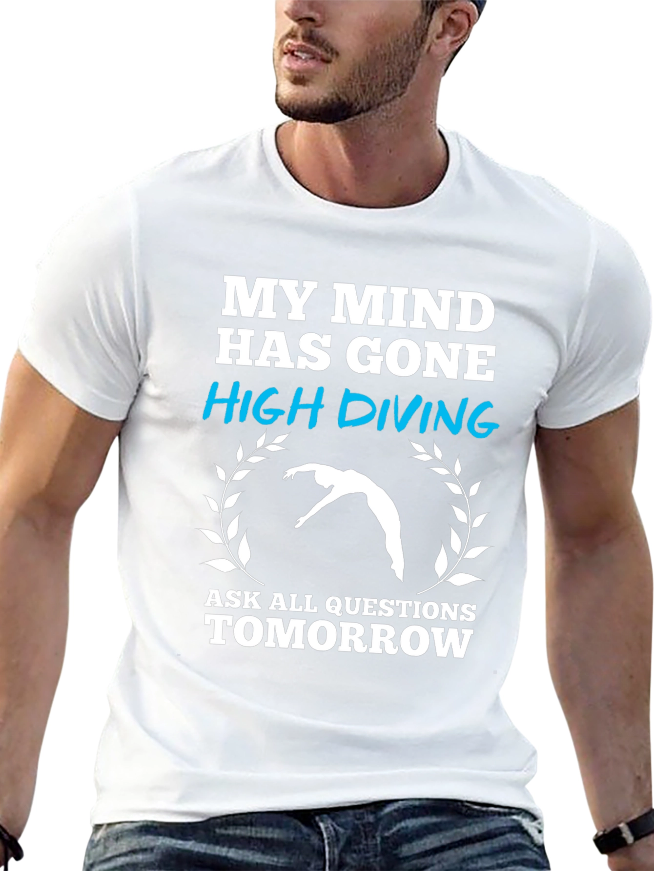 My Mind High Diving Graphic T-Shirt