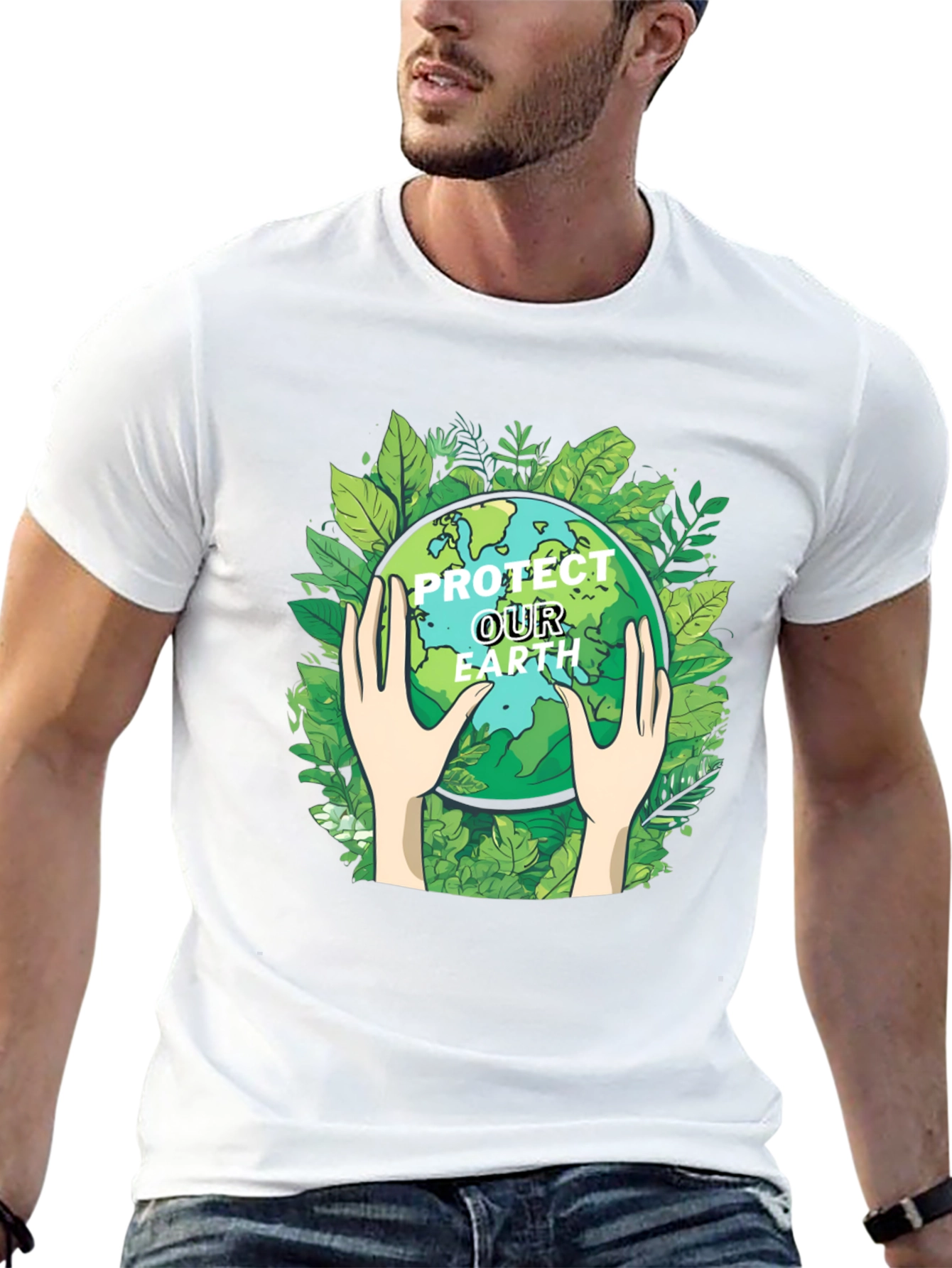 Eco-Friendly Protect Our Earth Graphic Tee
