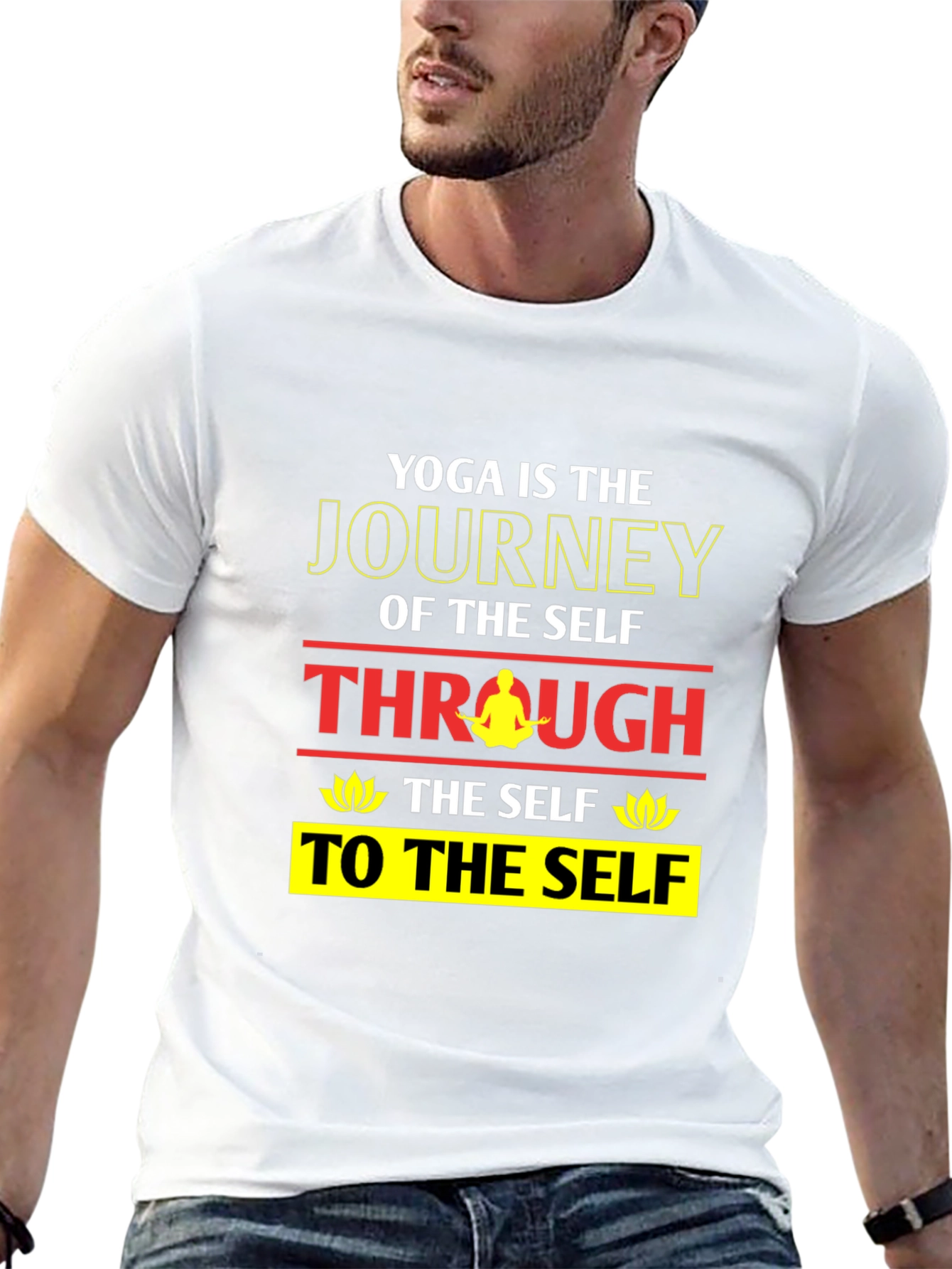 Yoga Journey T-Shirt - Find Yourself Through Yoga