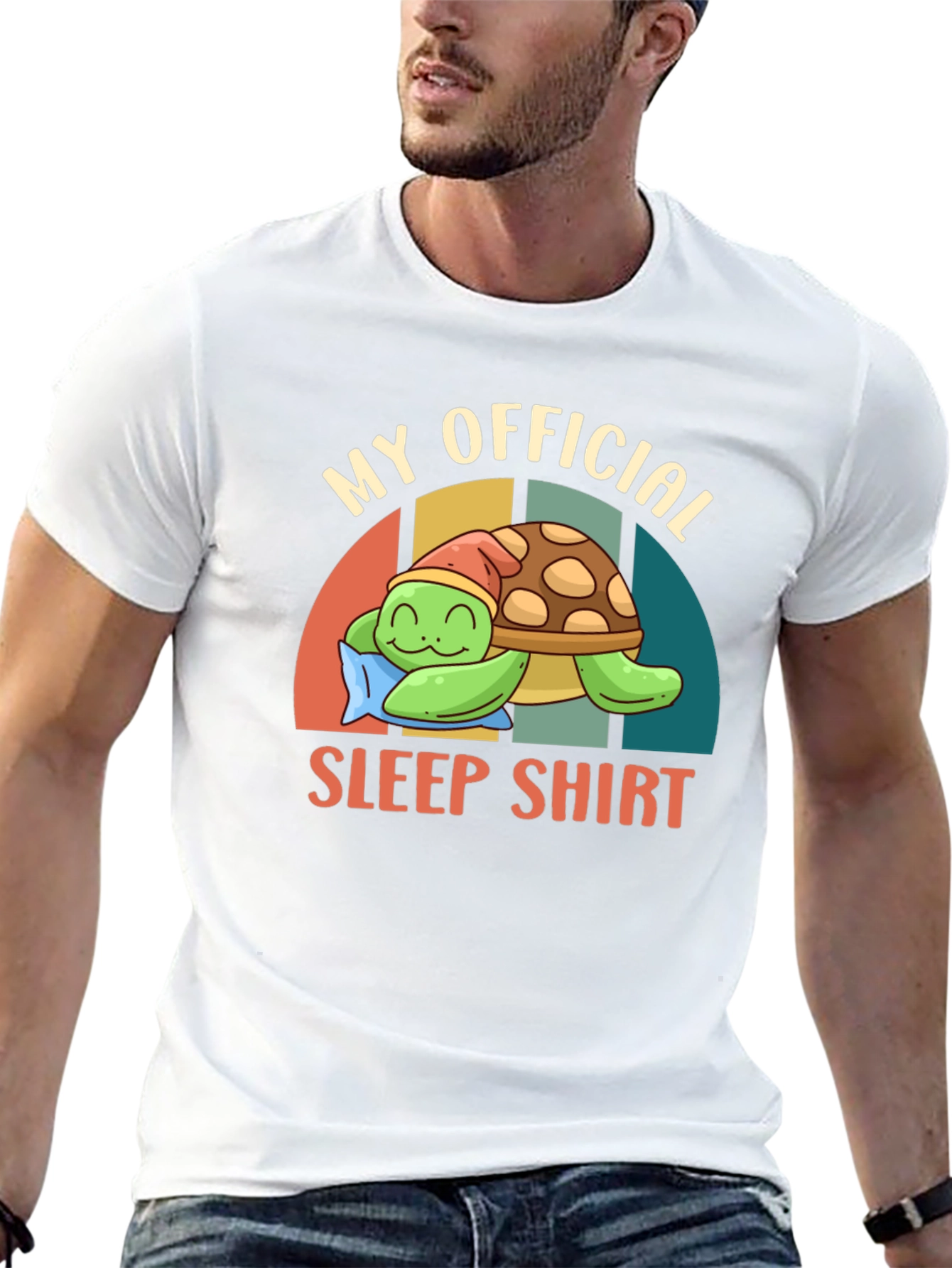 My Official Sleep Shirt Funny Turtle Pajama Tee