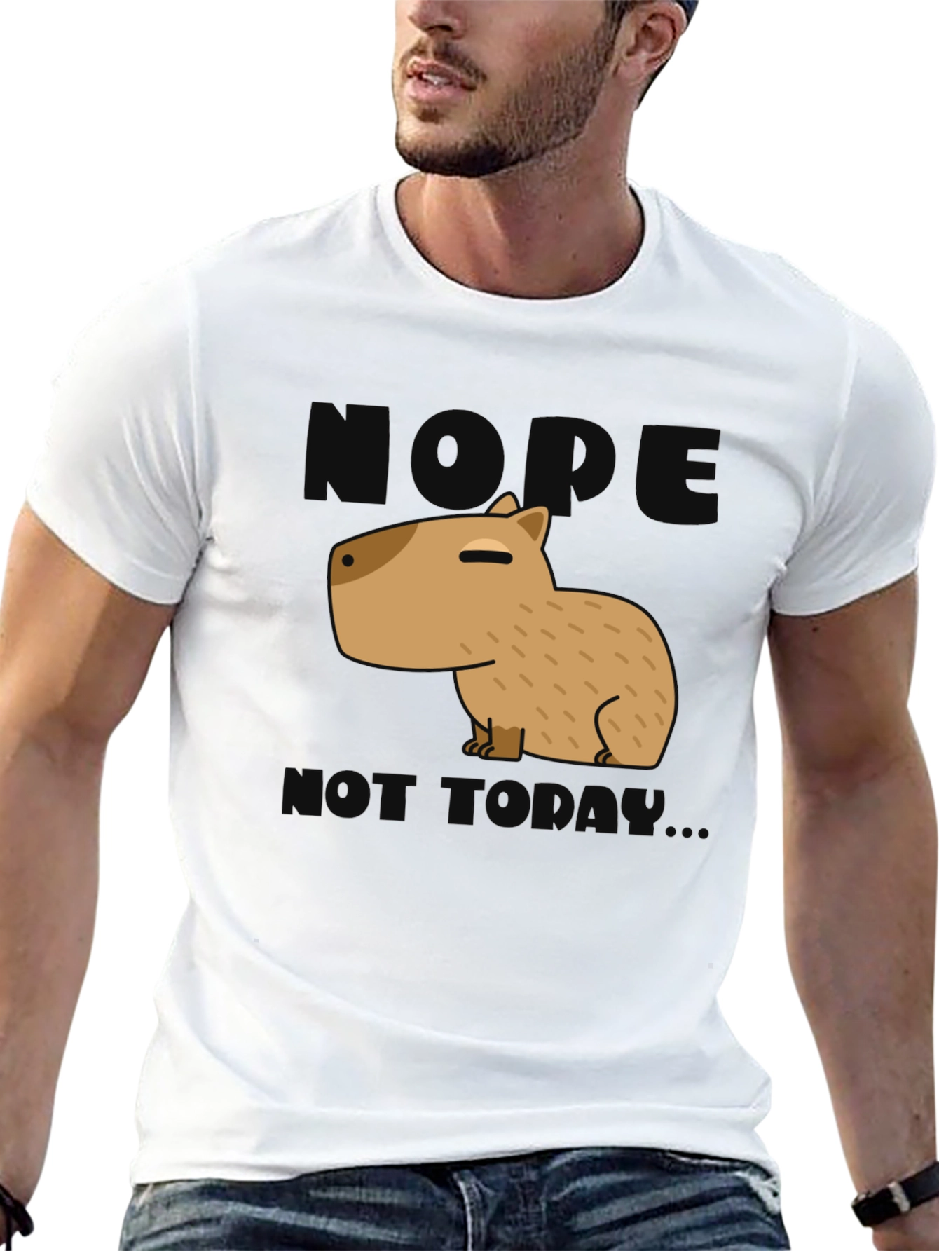 Capybara T-Shirt - Napping Today Funny Tee