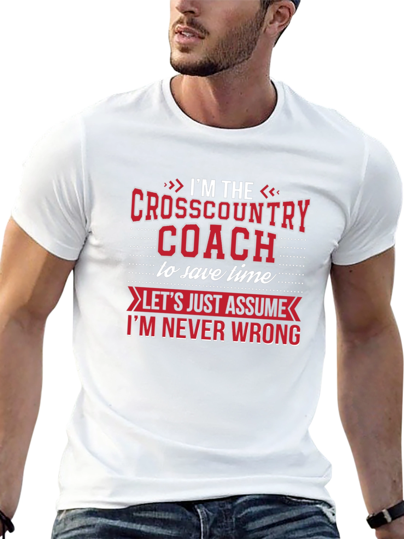 Cross Country Coach T-Shirt - Never Wrong Tee