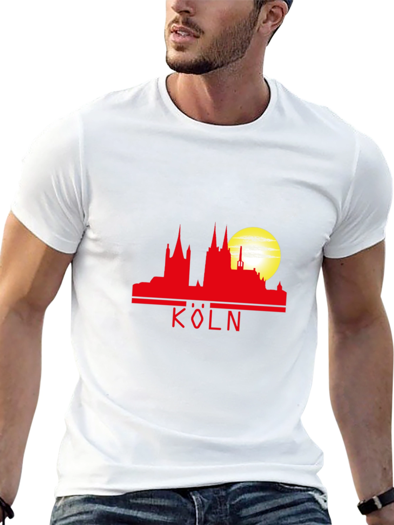 Cologne Skyline T-Shirt - Germany City Silhouette
