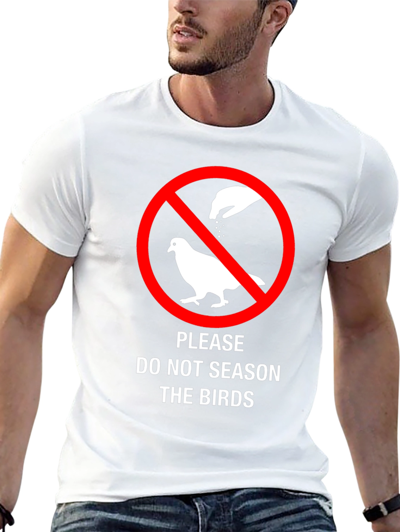Do Not Season The Birds Funny Graphic T-Shirt