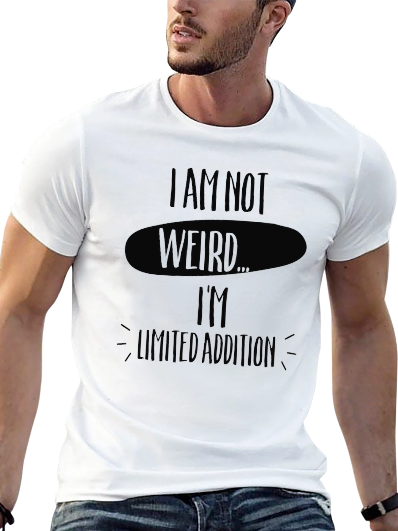 Im Not Weird Im Limited Edition Black Tee